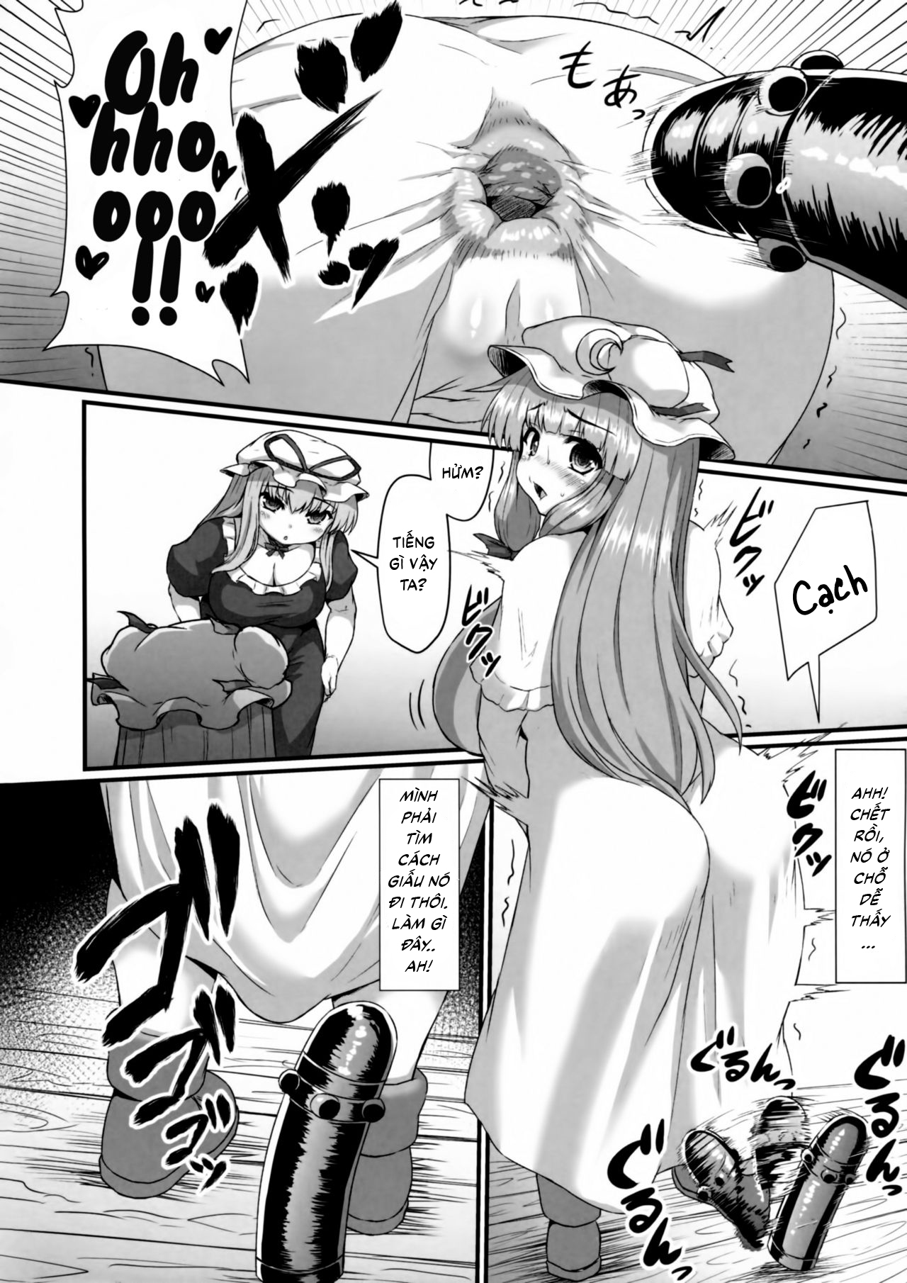 Đọc truyện hentai [Touhou] Lỗ Đít Của Patchouli - Oneshot