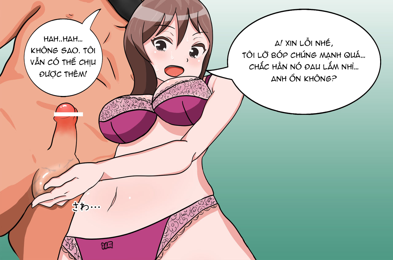 Đọc truyện hentai Hinano-san, Hajimete - Chap 2 + 3: End.