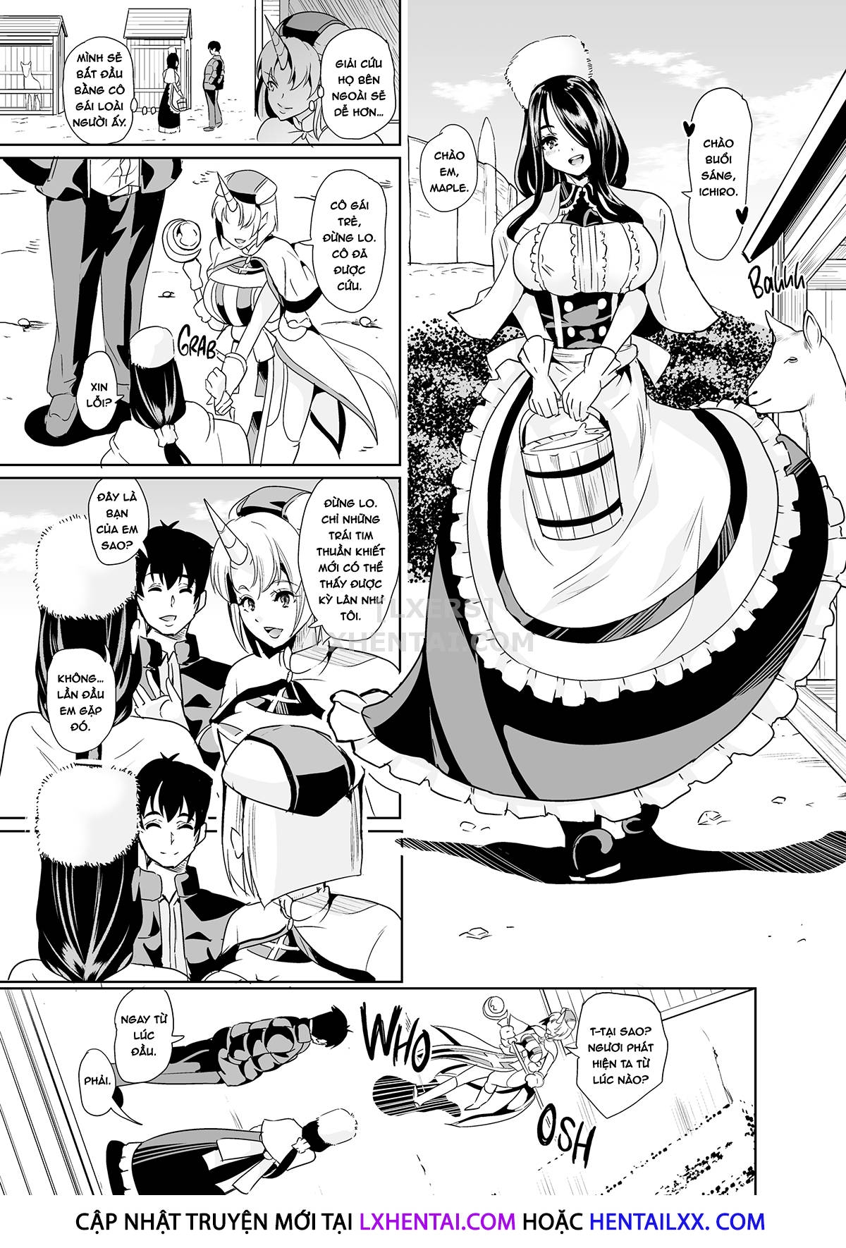 Đọc truyện hentai My Harem in Another World Collection - Chap 9 - Defeated by Dick, Fucking for Justice
