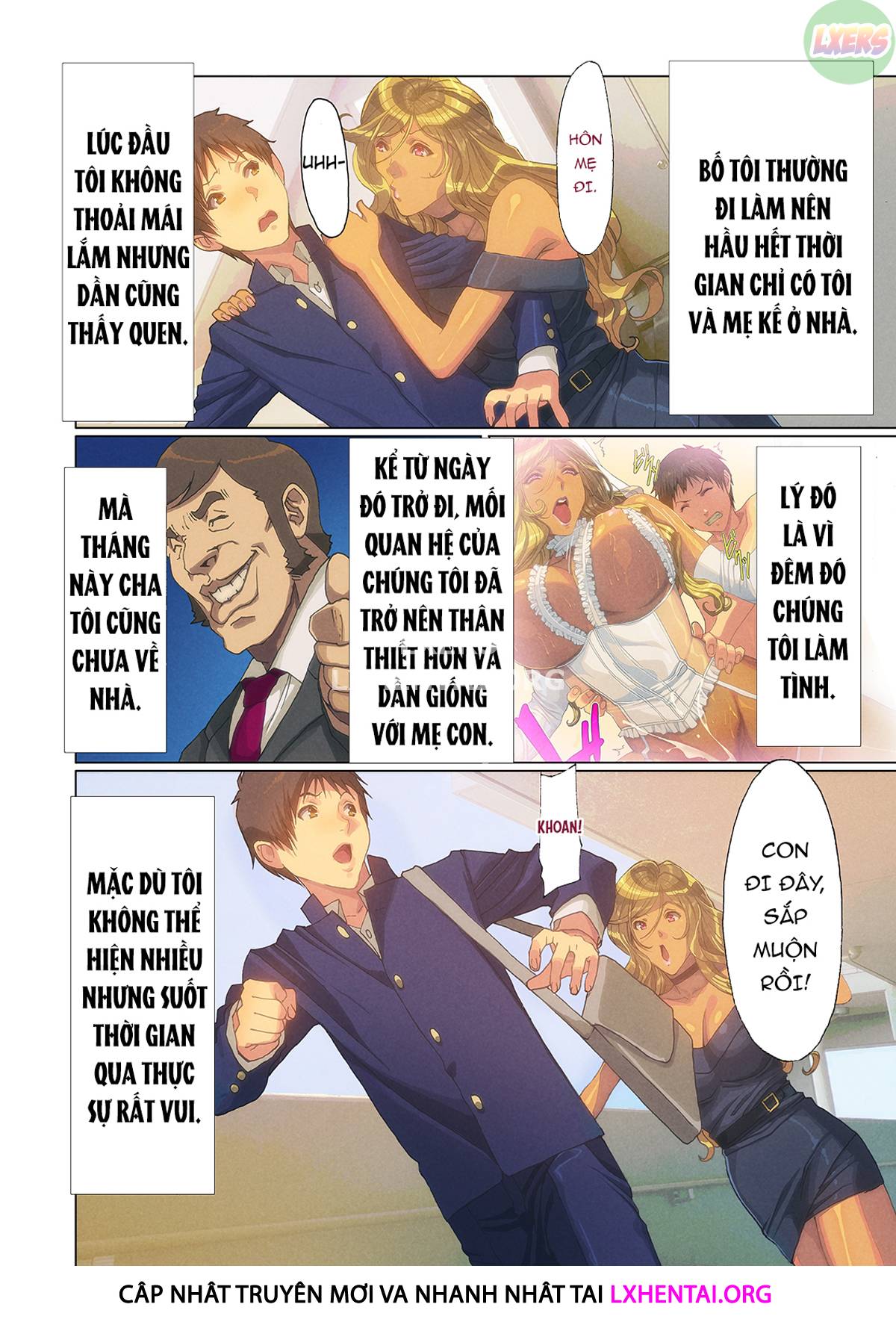 Đọc truyện hentai Mẹ Gyaru xuất hiện ở nhà tôi!! - Chap 2 - [END]