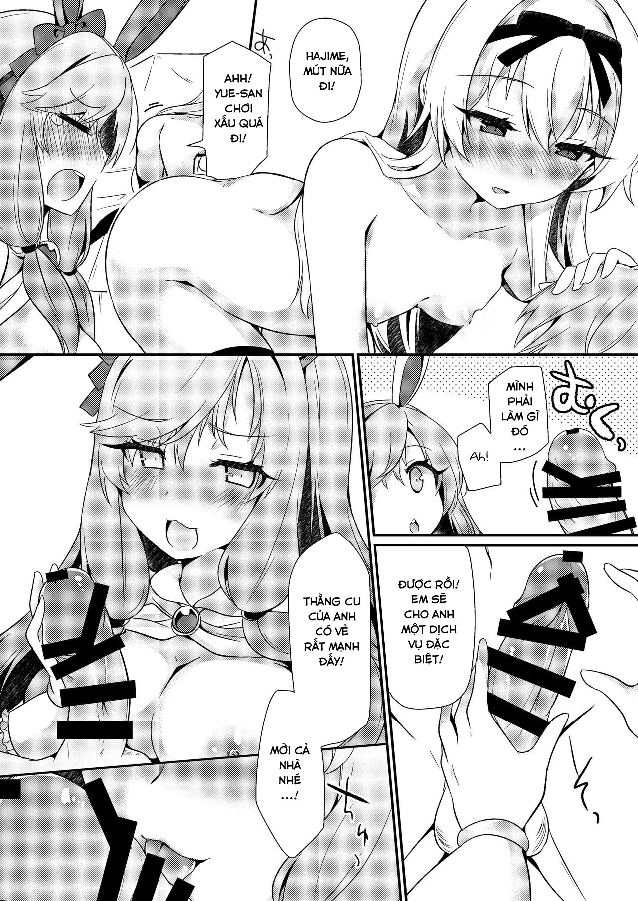 Đọc truyện hentai Arifureta Mousou de Nakayoku Shitekudasai! (Arifureta Shokugyou de Sekai Saikyou) - Oneshot