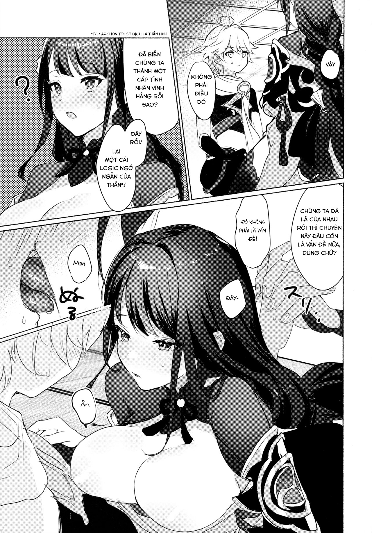 Đọc truyện hentai Raiden Shogun to xxx no Tokkun o Suru Hon - Oneshot