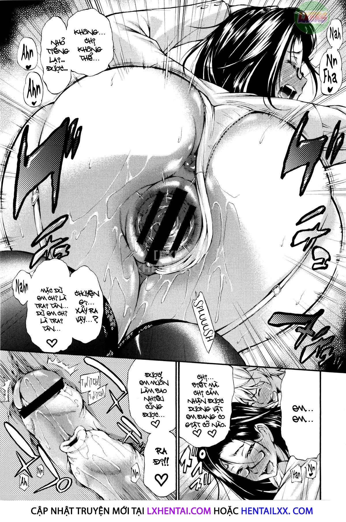 Đọc truyện hentai Houkei Nama Ijiri + Bonus Leaflet - Chap 4 - Chuyến tàu làm ta ra