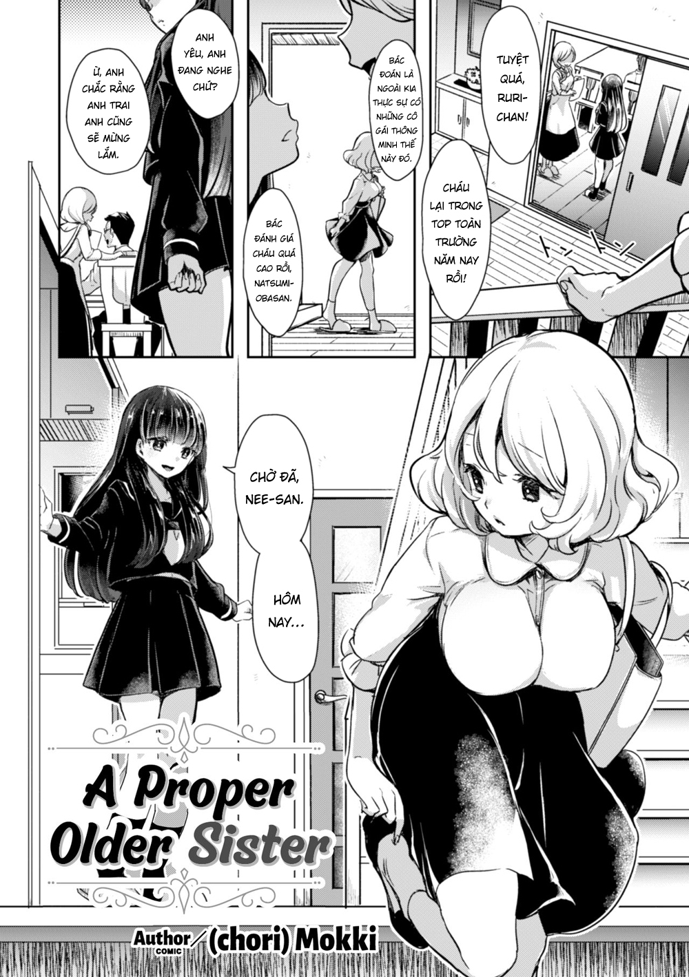 Đọc truyện hentai A Proper Older Sister - Oneshot