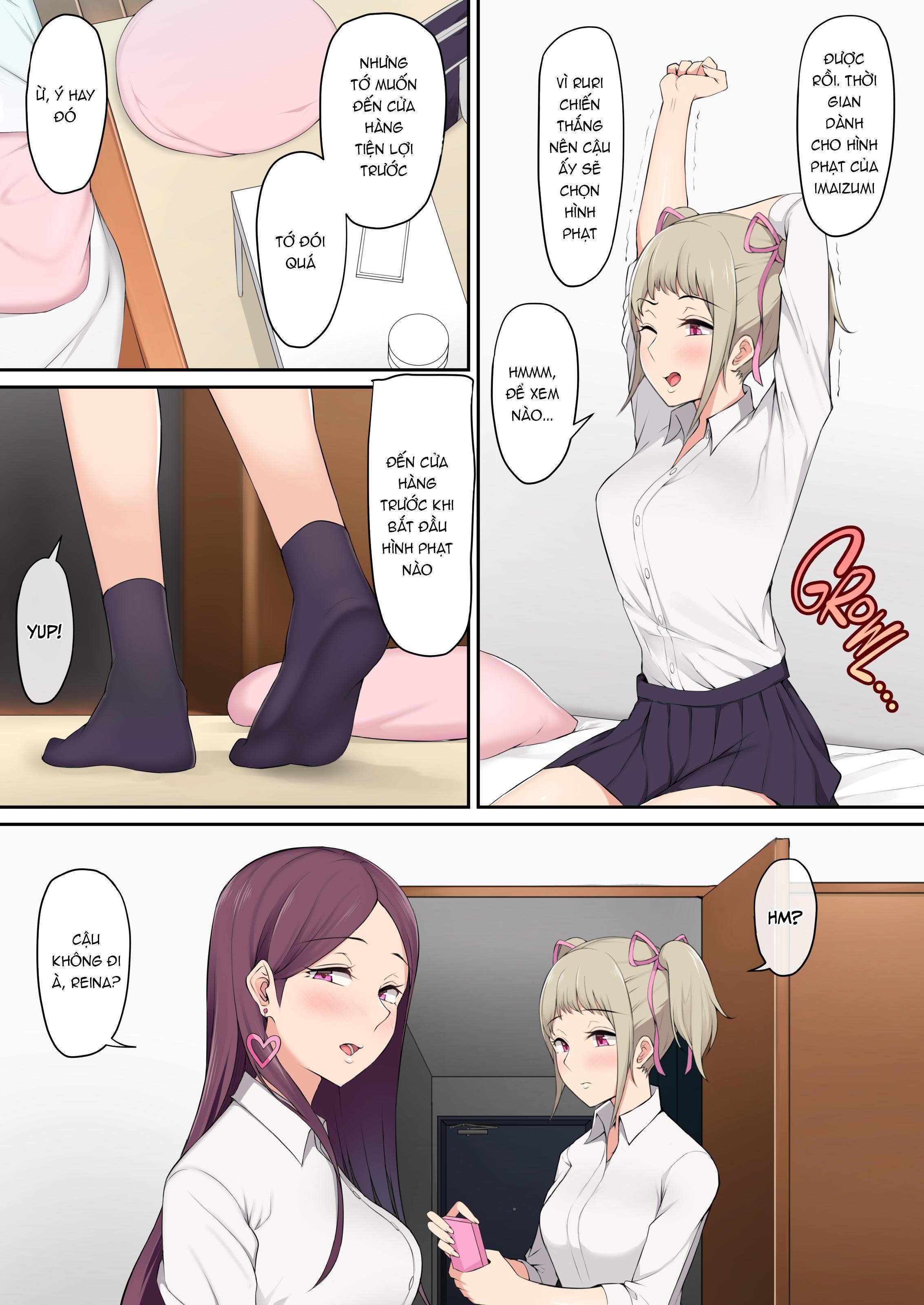 Đọc truyện hentai Imaizumi đưa cả bầy Gyaru về nhà mình - Chap 1