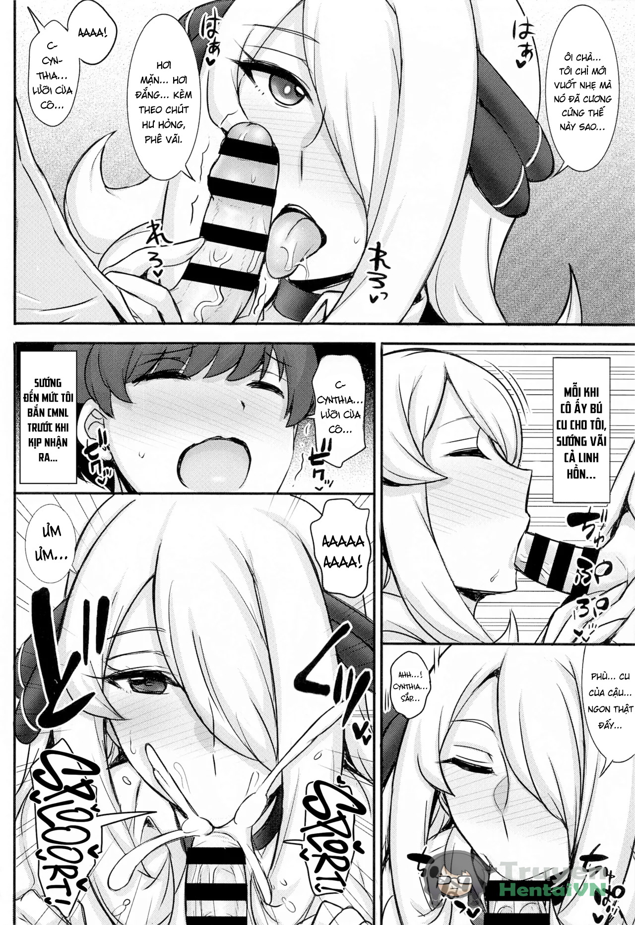 Đọc truyện hentai JK!? Shirona-san | Cynthia is a High Schooler?! - Oneshot