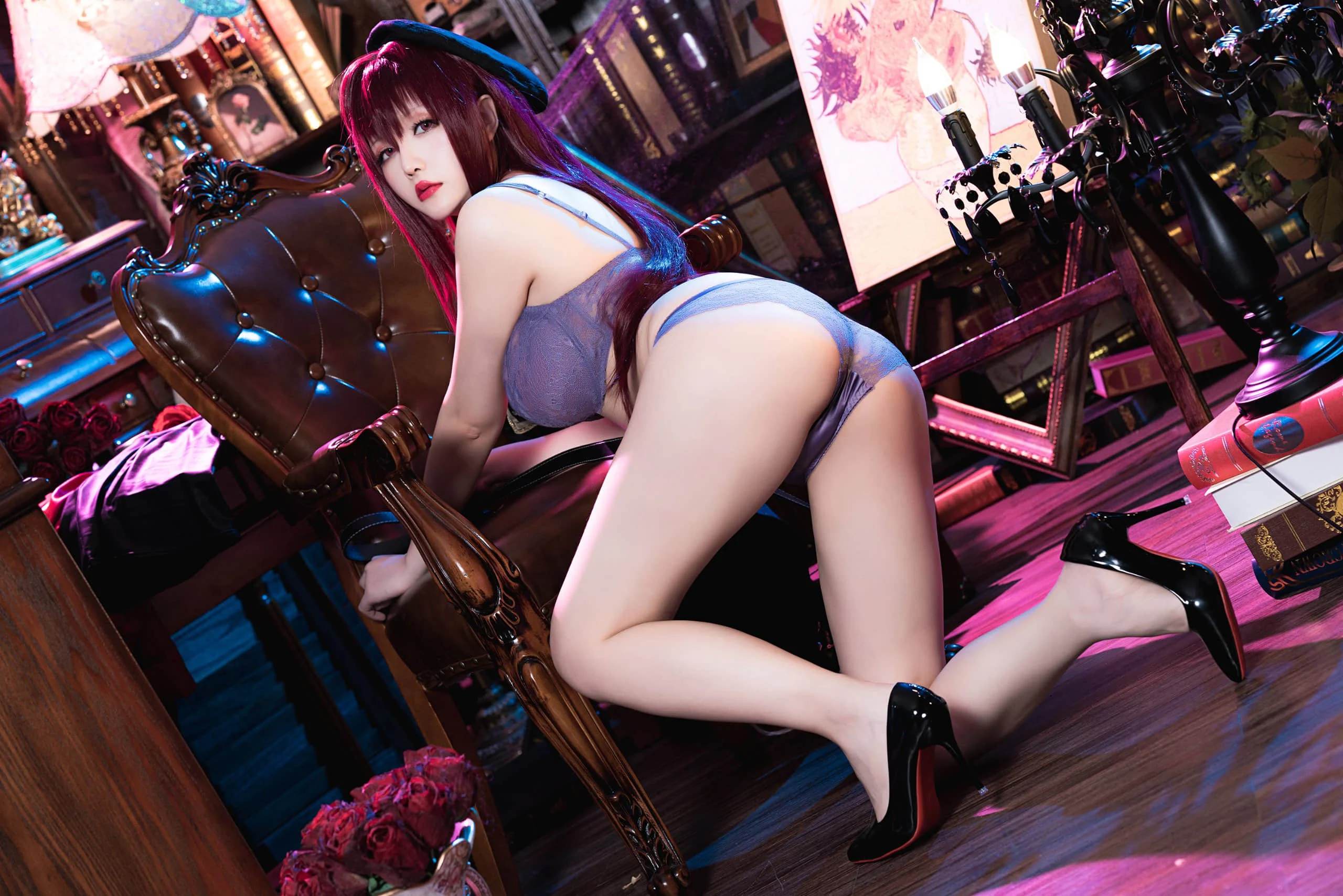 Đọc truyện hentai Tuyển tập Albums siêu phẩm Cosplay - Chap 779 - Star Chi Chi - Scathach True Red Spear