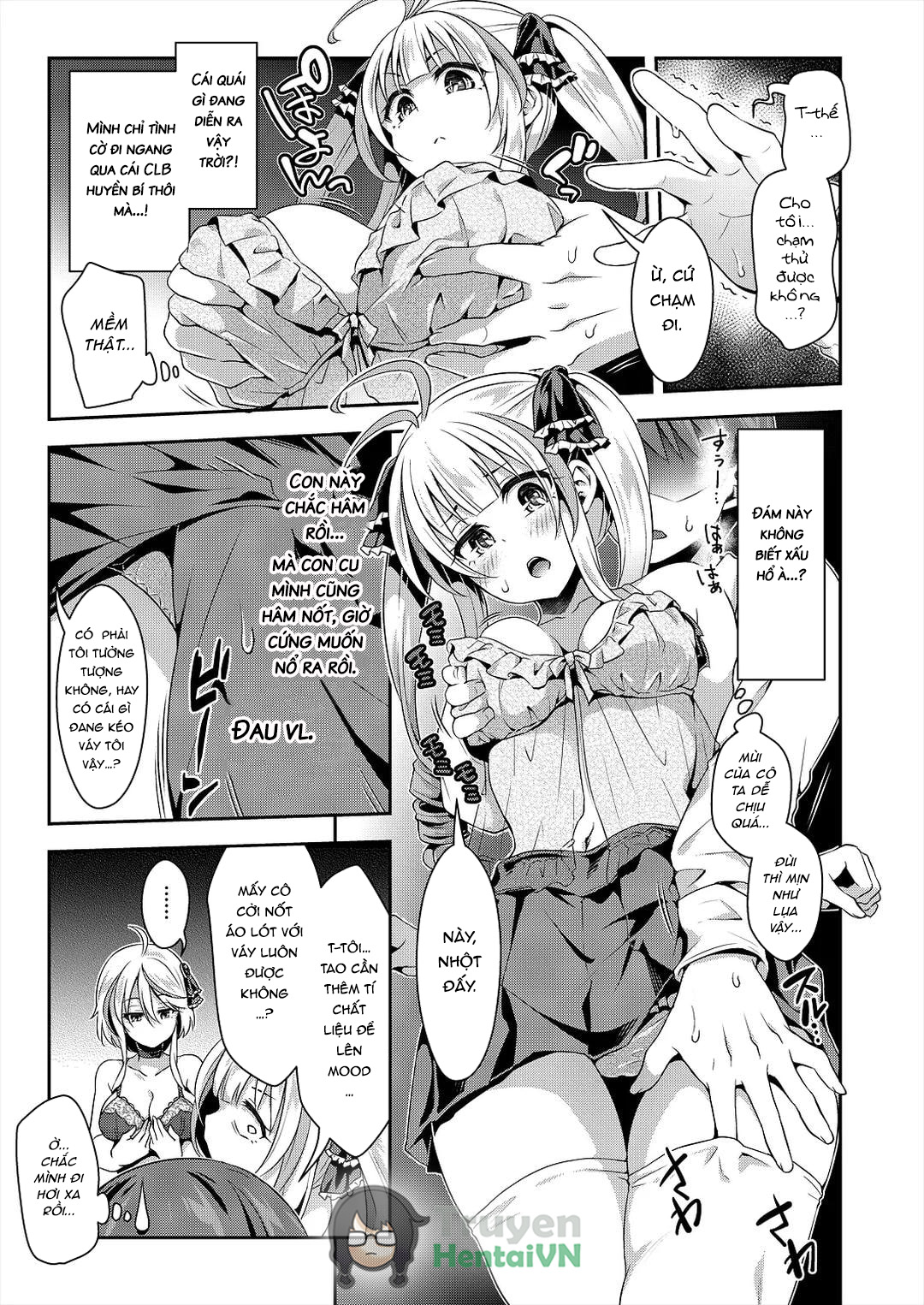 Đọc truyện hentai Occult Kenkyuubu: Jintai Rensei - Oneshot