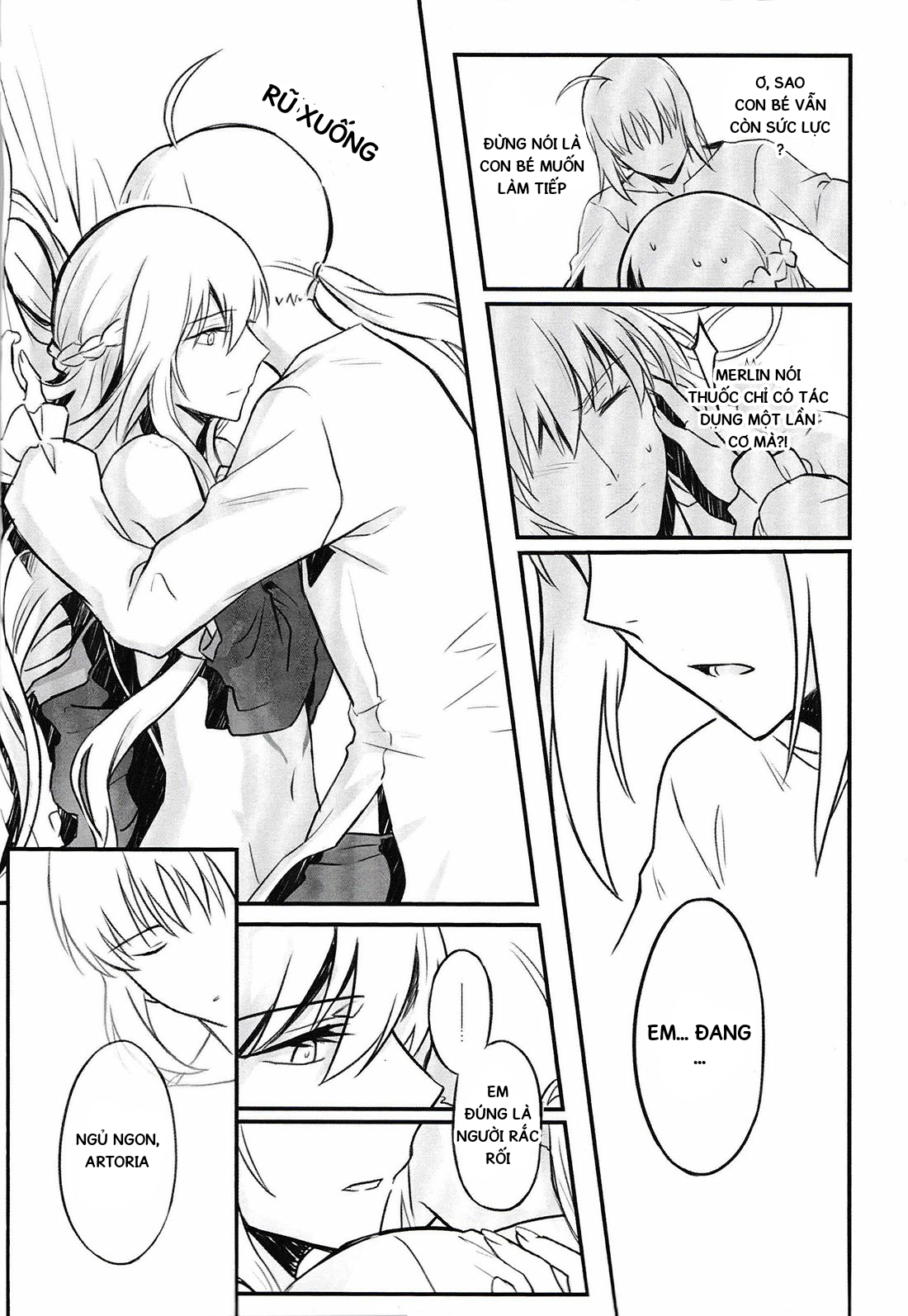 Đọc truyện hentai FGO fan book - Artoria x Morgan - Oneshot