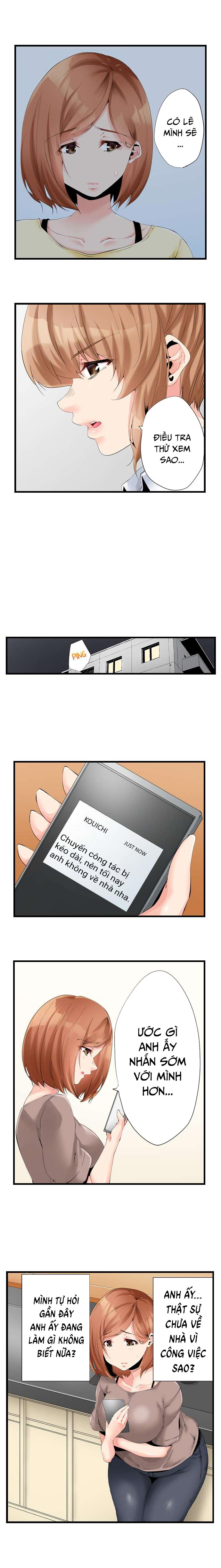 Đọc truyện hentai NTR Cô Hàng Xóm Ngay Trong Phòng Của Chồng Cô Ấy - Chap 15 + 16