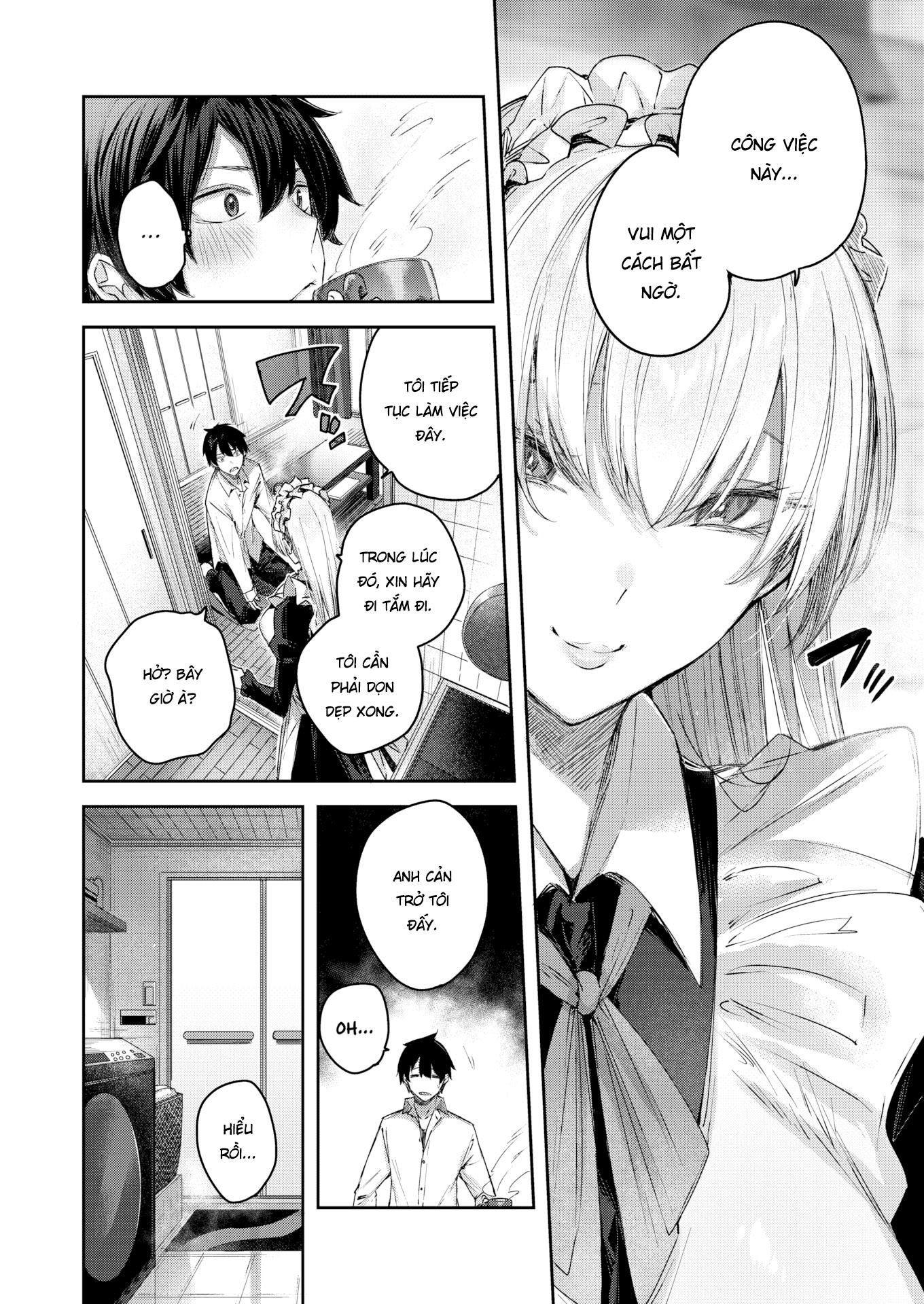 Đọc truyện hentai Dịch Vụ Nàng Hầu Thơ Ngây - Oneshot