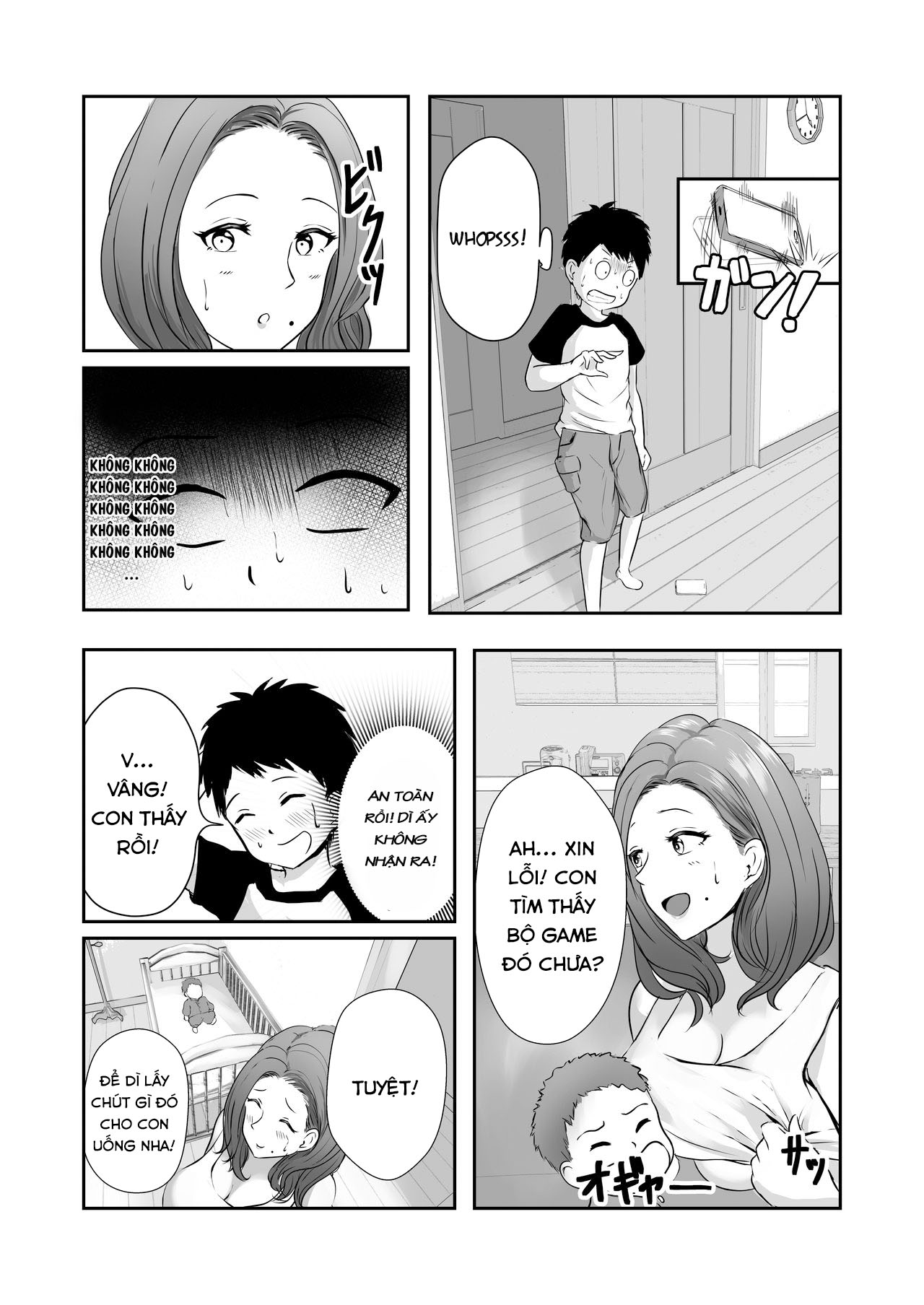 Đọc truyện hentai Tomodachi no Mama o Tasting - Oneshot