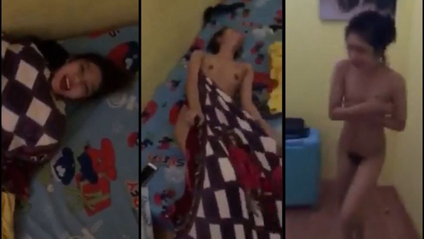 Qua phòng con bạn thân phát hiện nó đắp chăn ngủ truồng và cái kết không còn chăn để đắp