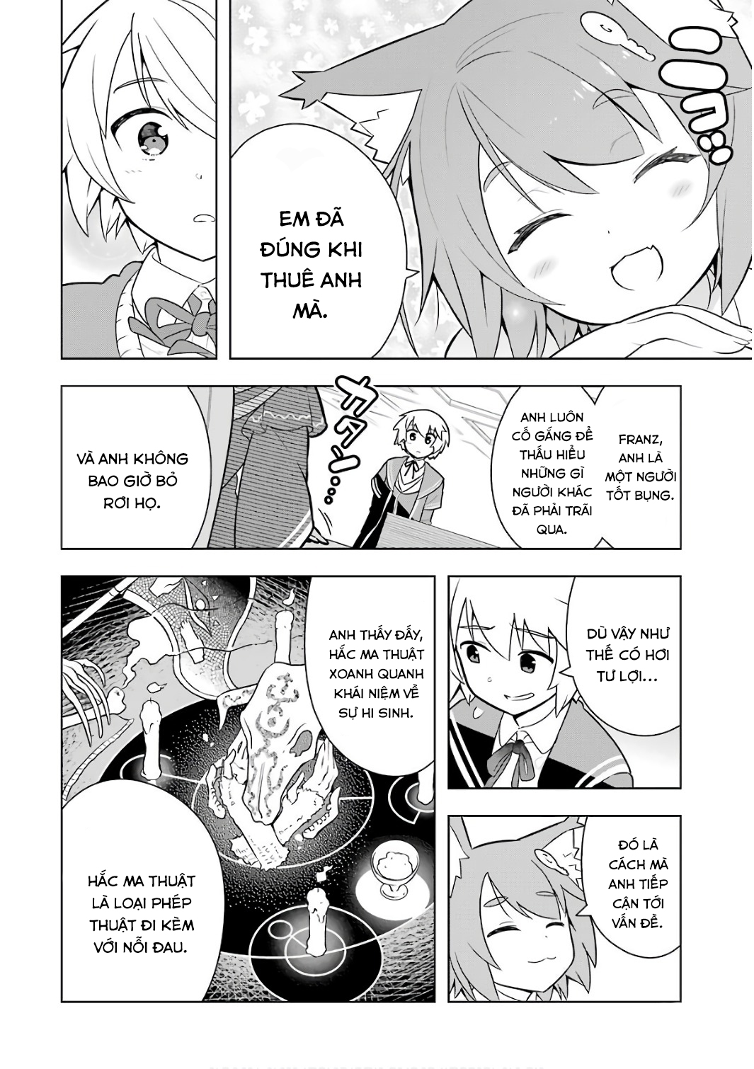 Đọc truyện hentai Tôi không có duyên với Bạch Ma Thuật, thế còn Hắc Ma Thuật thì sao? - Chap 4 [Nước ở đầm lầy rất lạnh, nhưng công ty lại rất ấm!]