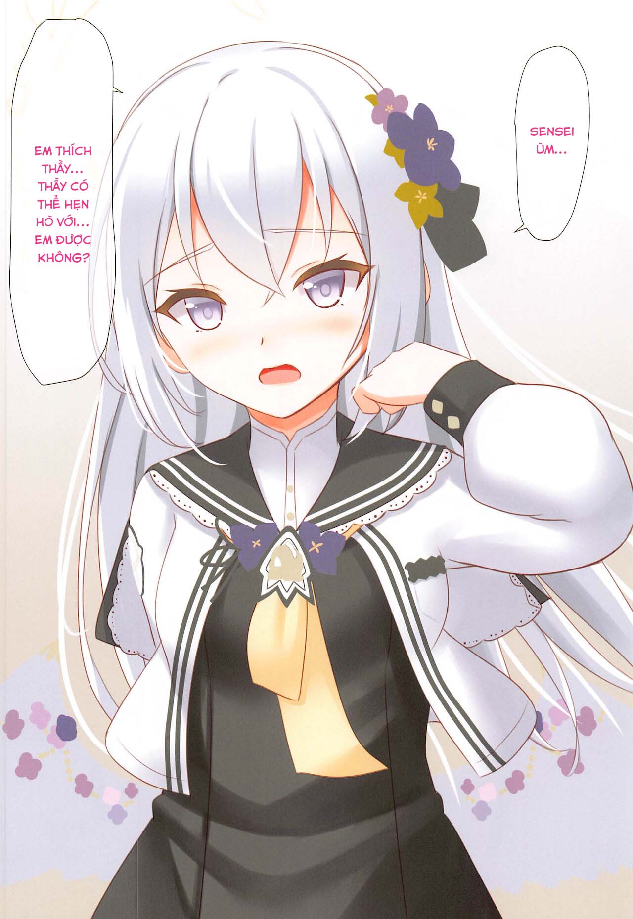 Đọc truyện hentai Địt nhau sau khi tỏ tình (Blue Archive) - Oneshot