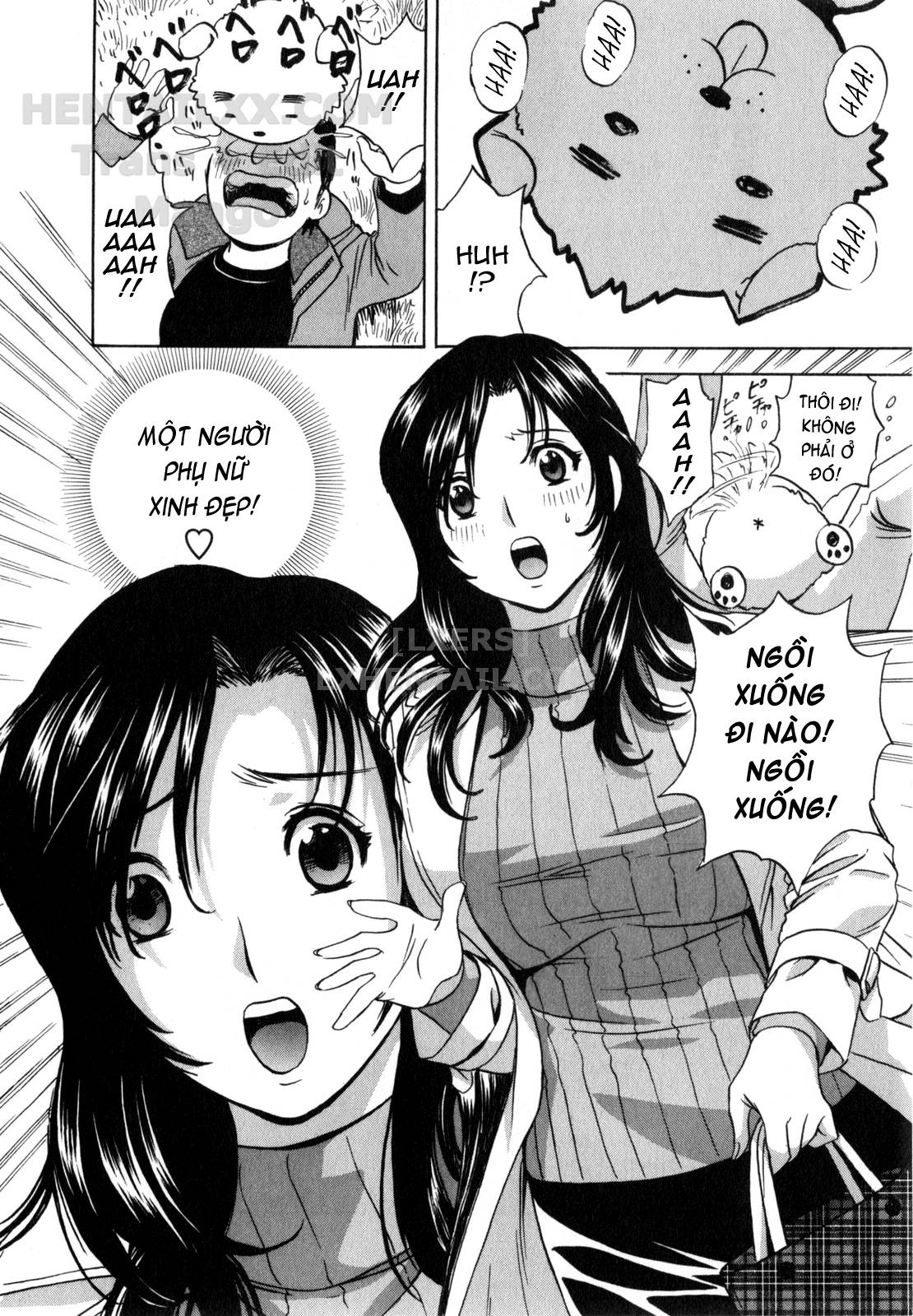 Đọc truyện hentai Life With Married Women Just Like A Manga - Chap 1