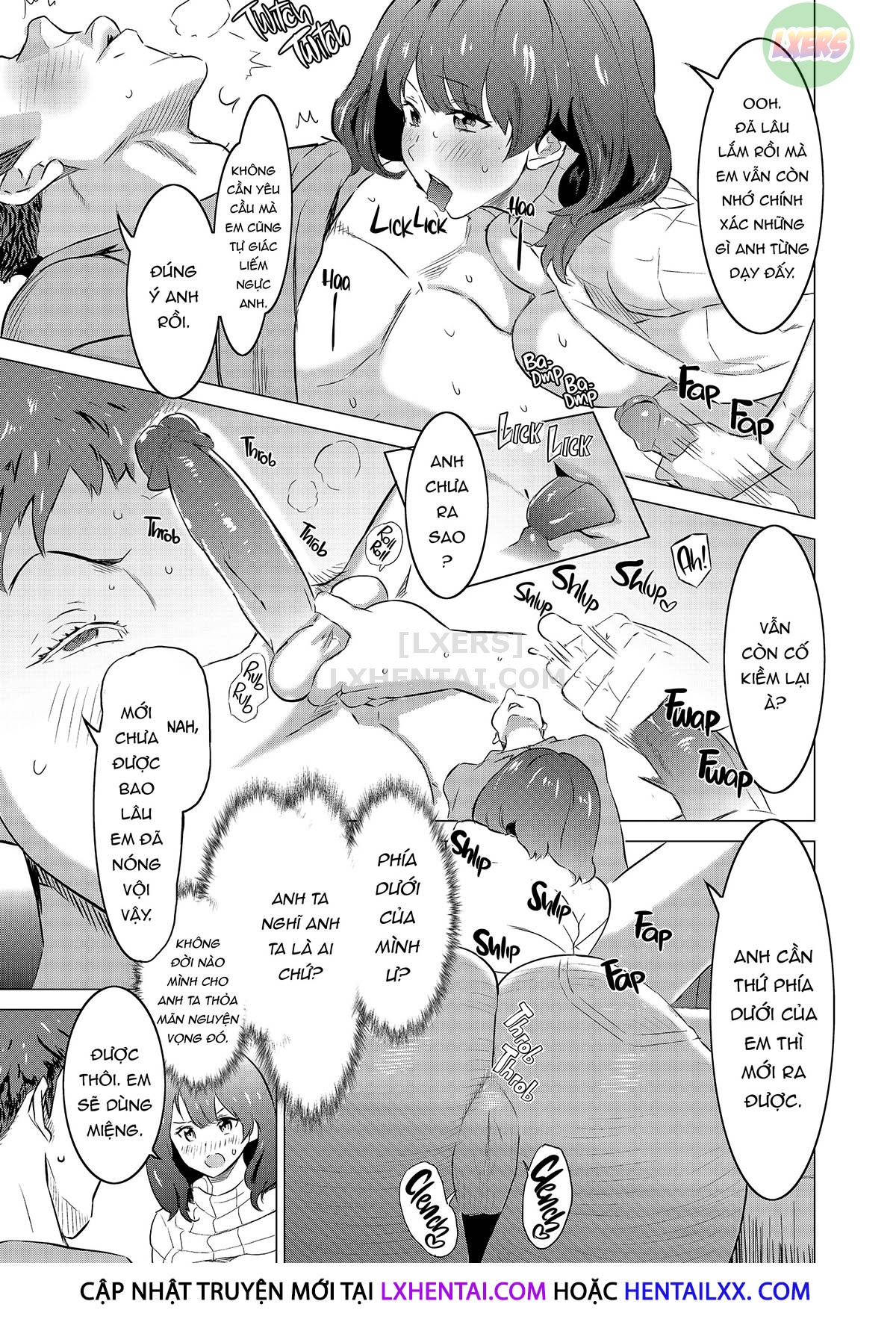 Đọc truyện hentai My Wife Would Never Moan Like in the Unrealistic Porn My Neighbor Watches - Chap 1