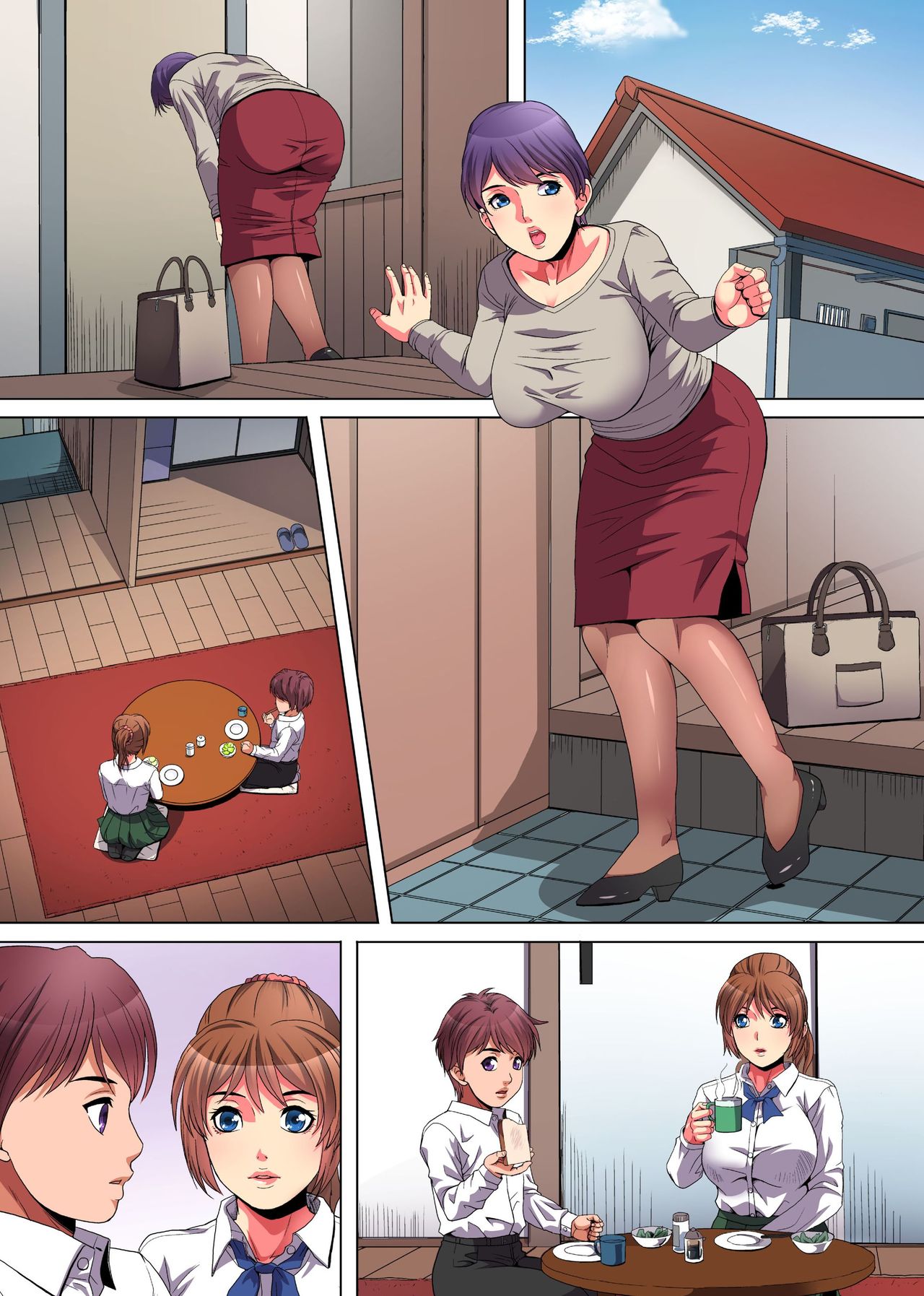 Đọc truyện hentai Mama ni wa Ienai Himitsu no Arbeit - Chap 1