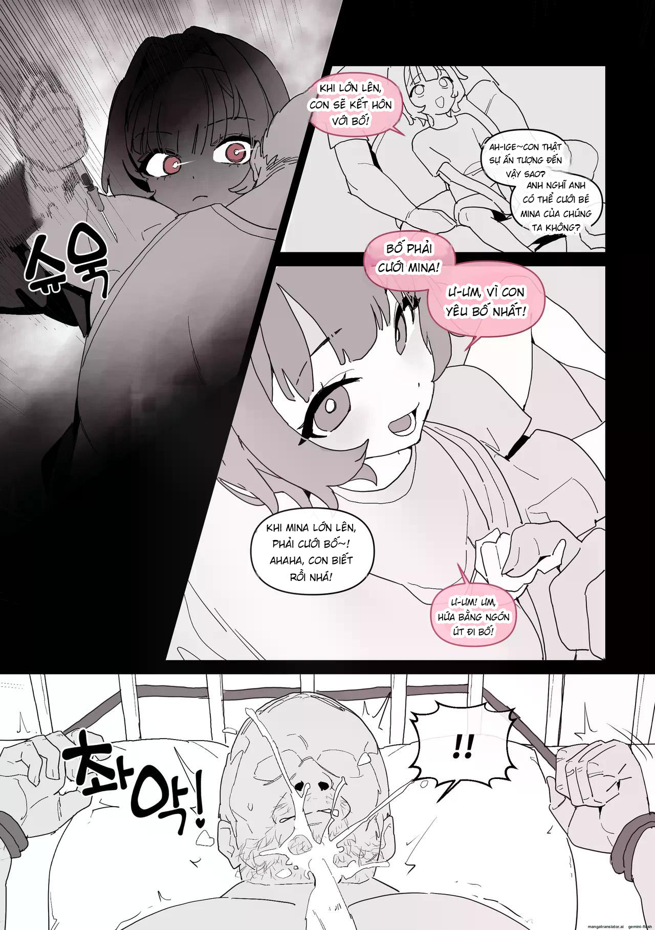 Đọc truyện hentai My wife gave birth to my wife - Oneshot
