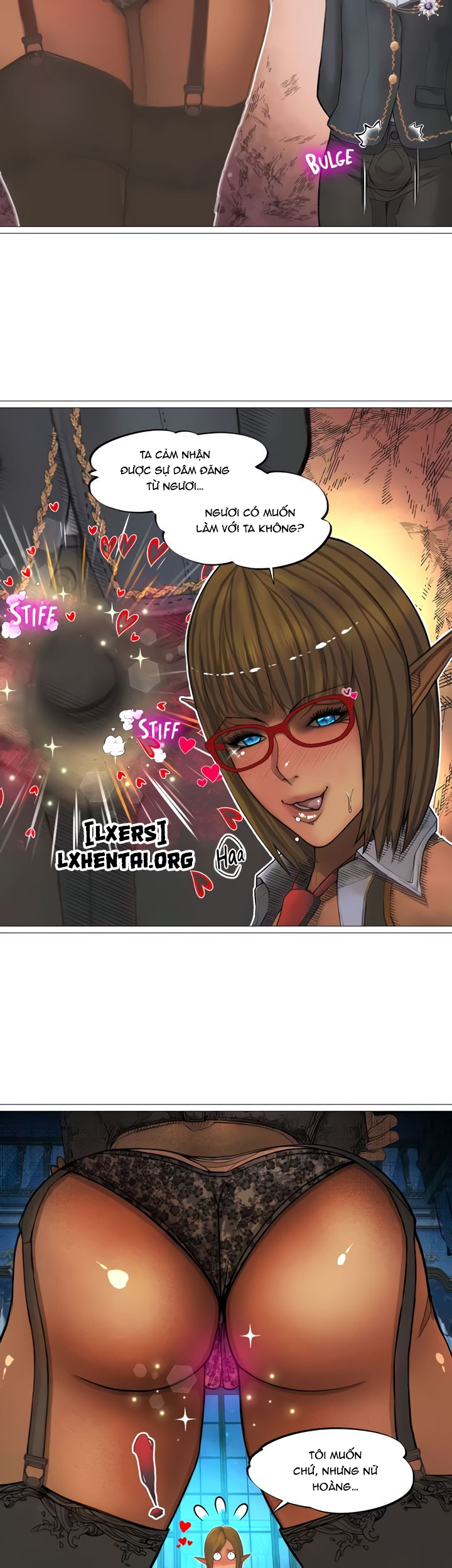 Đọc truyện hentai Nữ Hoàng Dark Elf Và Nô Lệ Orc - Chap 28