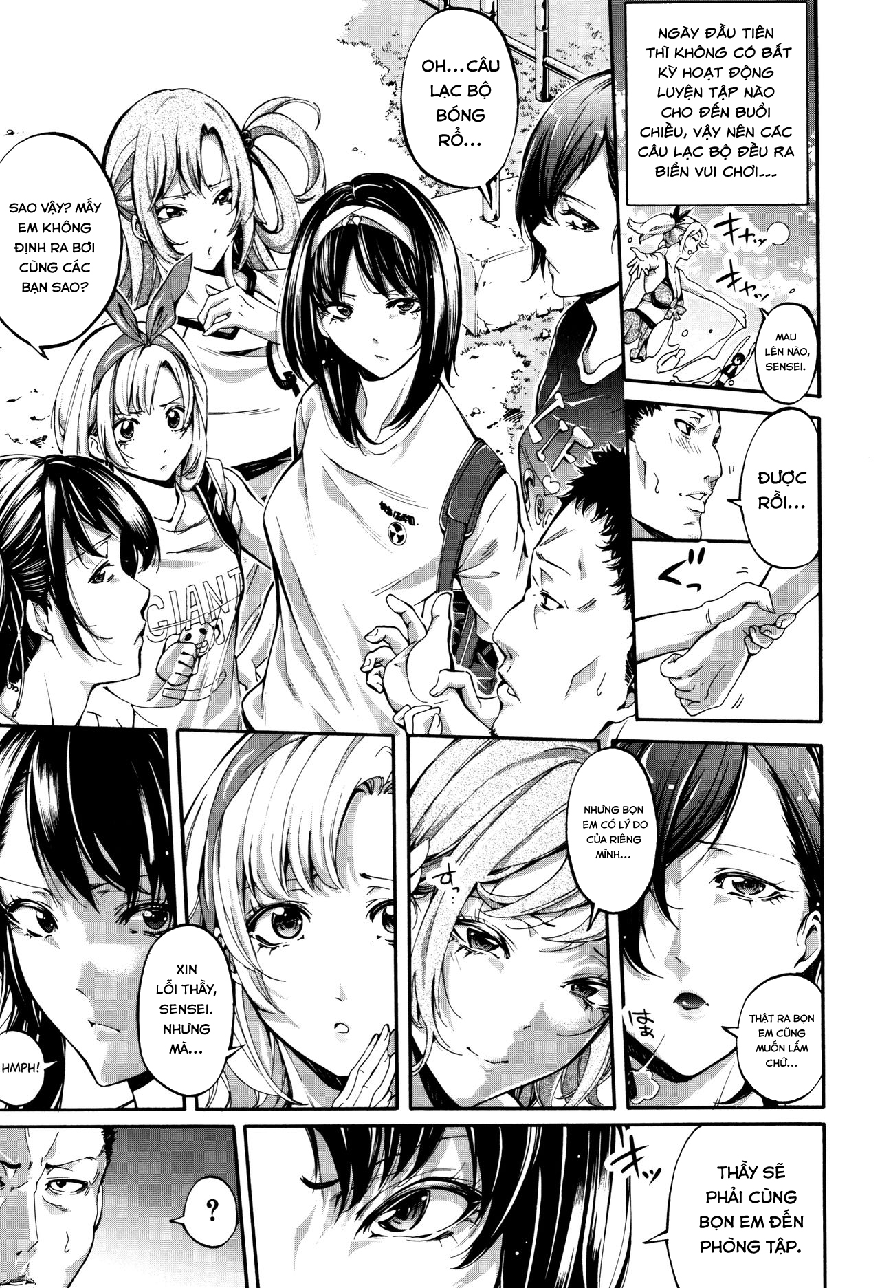Đọc truyện hentai Bukatsu Shoujo Paradise ~ Asekkaki no Tenshi-tachi - Chap 3