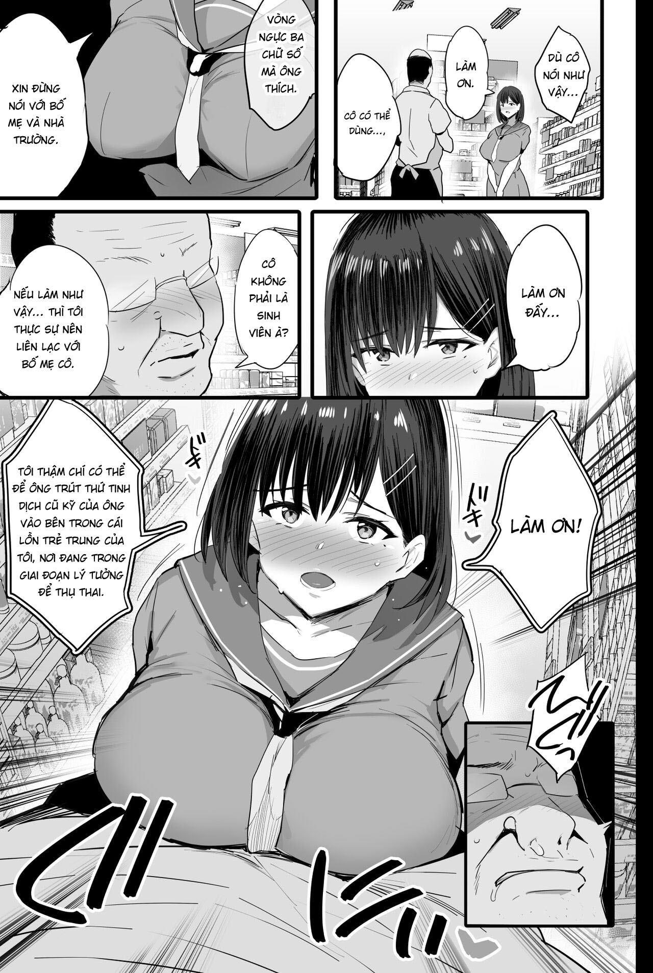 Đọc truyện hentai Jack to Nicholson Nikubenki Ganbou JK - Oneshot