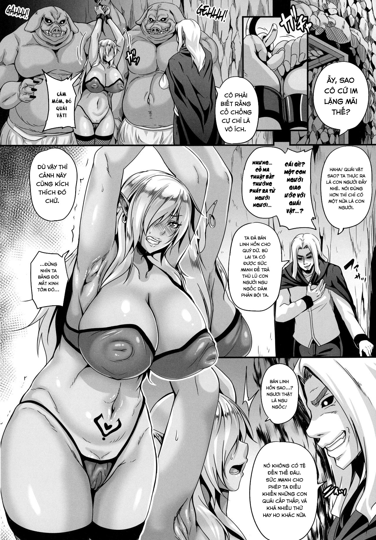 Đọc truyện hentai Reishuu No Dark Elf - Chap 1