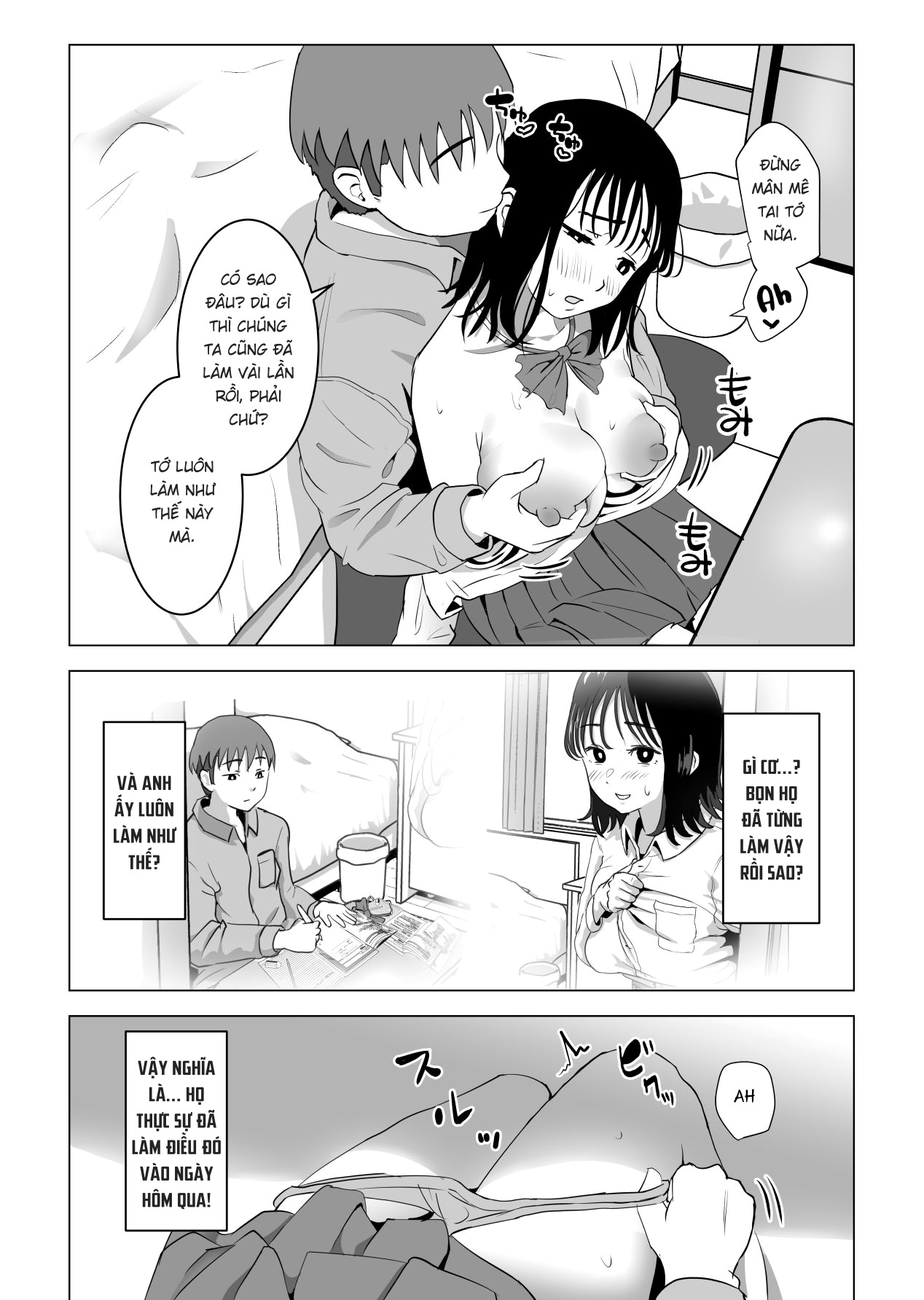 Đọc truyện hentai Cô bạn thuở nhỏ ngực bự và anh trai tôi dạo gần đây họ có hành động rất mờ ám - NTR Cay dái.