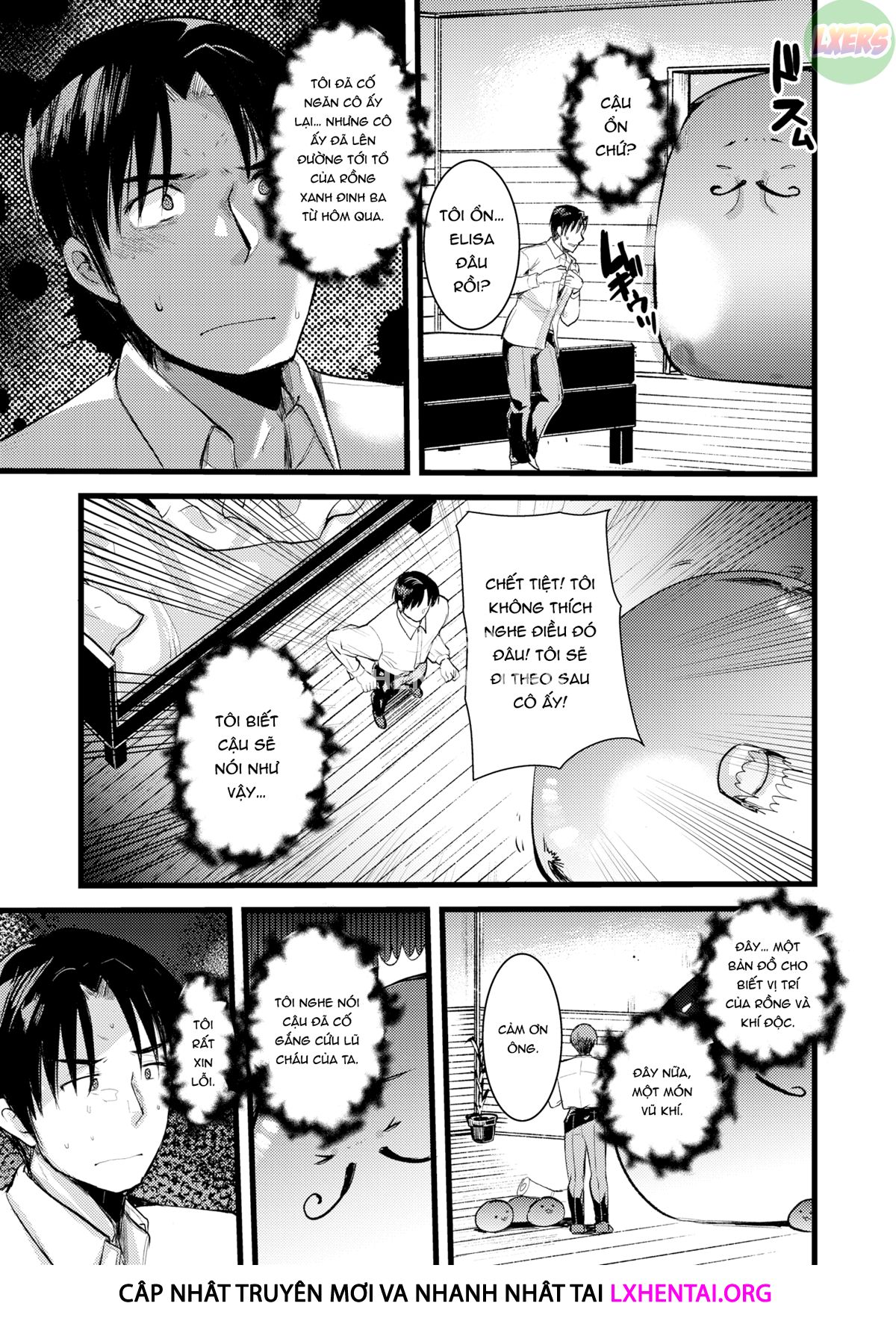 Đọc truyện hentai Cuộc sống thư thái nơi đảo hoang cùng cô Kỵ sĩ công chúa Level 1 - Chap 10