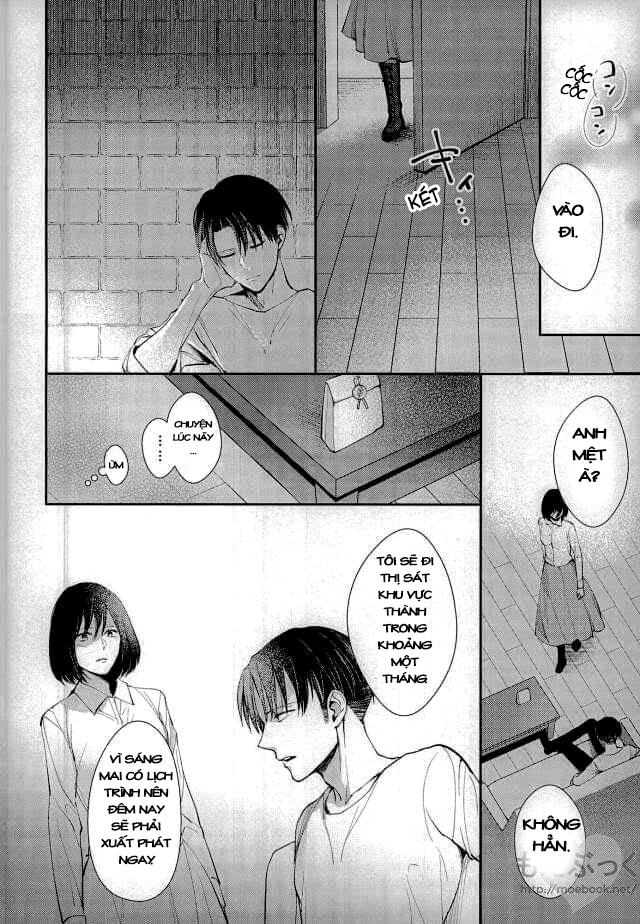 Đọc truyện hentai Chẳng thể đợi chờ (Shingeki no Kyojin) - Oneshot