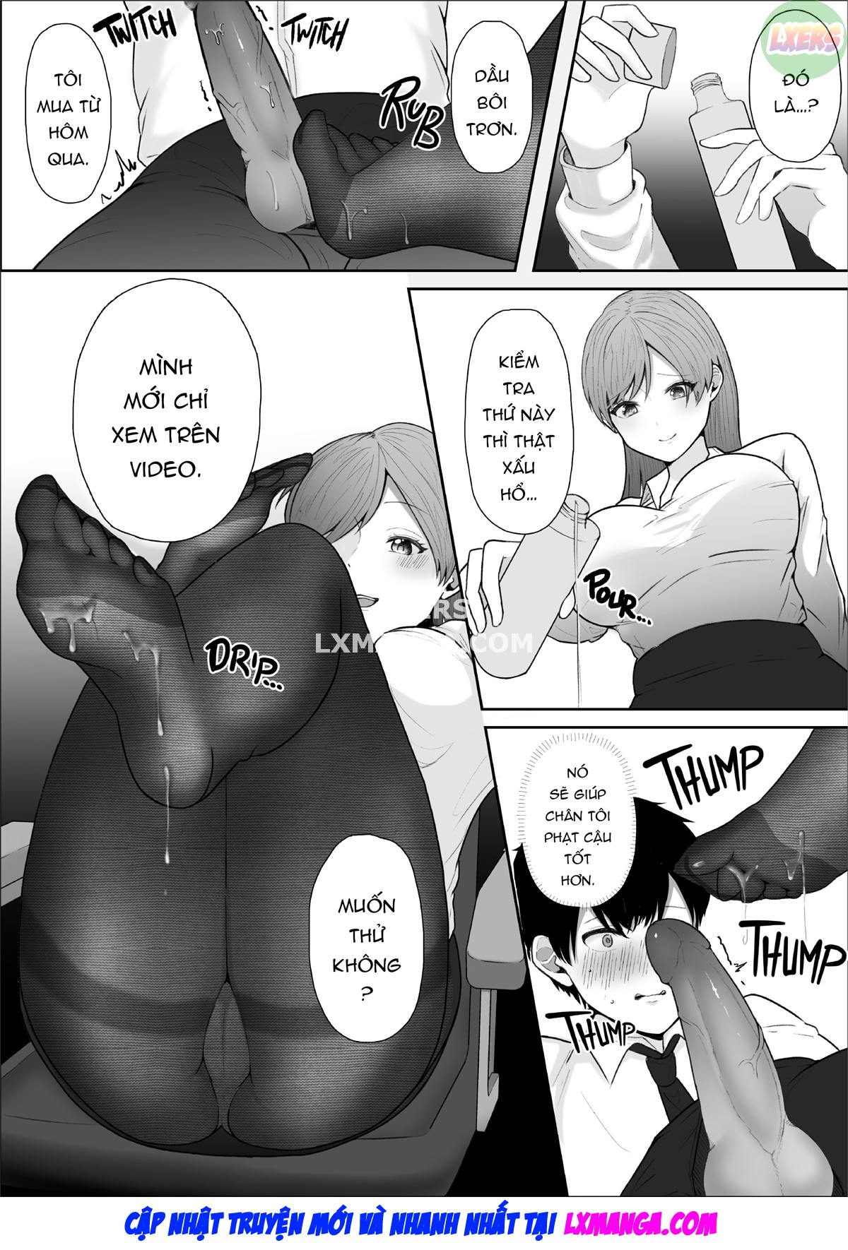 Đọc truyện hentai Tôi trở thành thú cưng của bà sếp nghiêm khắc - Oneshot