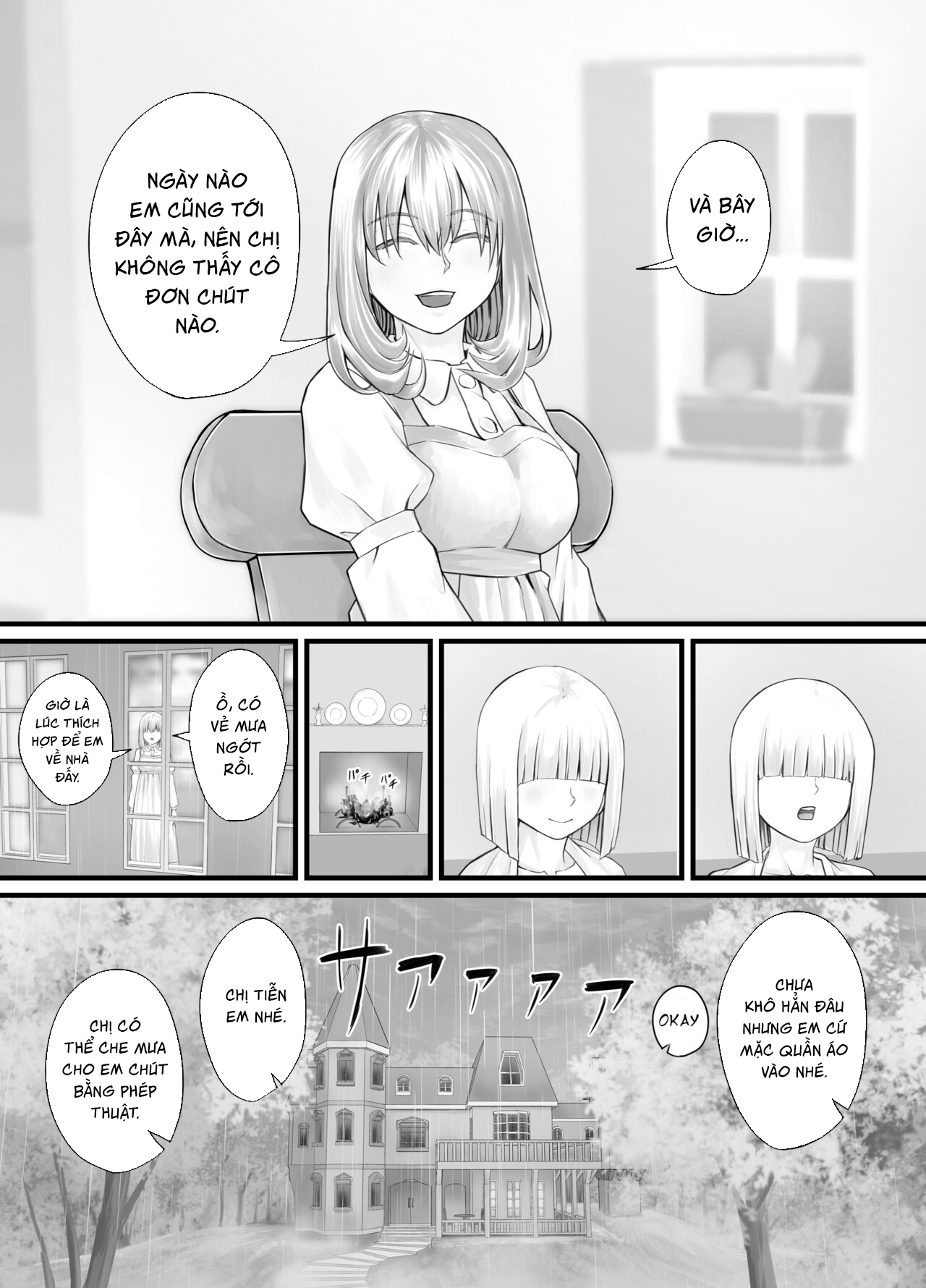 Đọc truyện hentai Manga nơi bạn có thể nhìn thấy cảnh mình tè lên chị gái mình - Chap 3 + 4 + 5