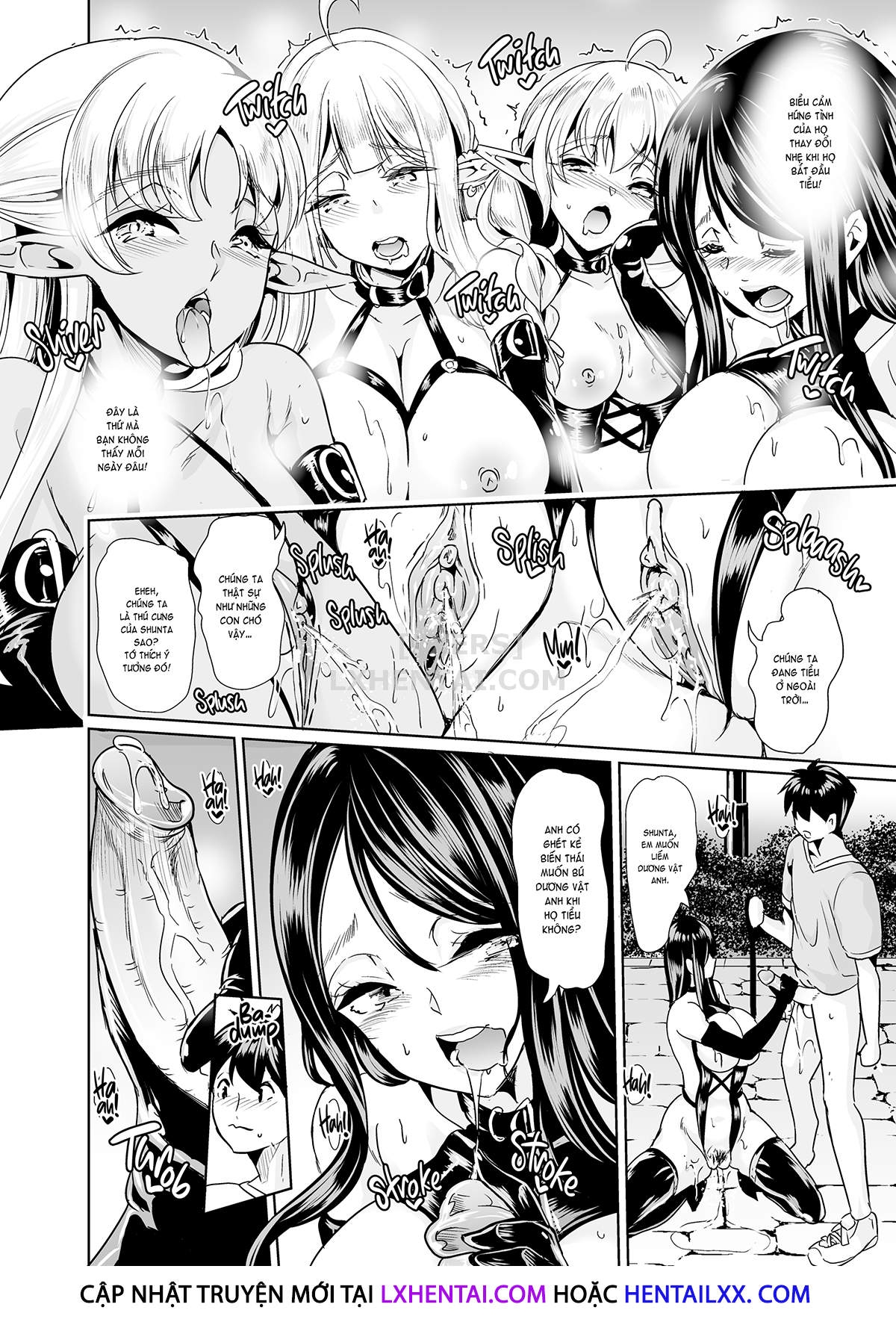 Đọc truyện hentai Slutty Elf Sisters Seeking a Husband - Chap 3 - Harem Quartet