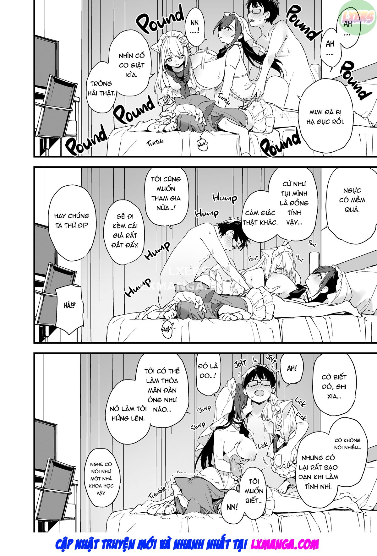 Đọc truyện hentai Quy ước 2 cô gái hầu nữ - Oneshot