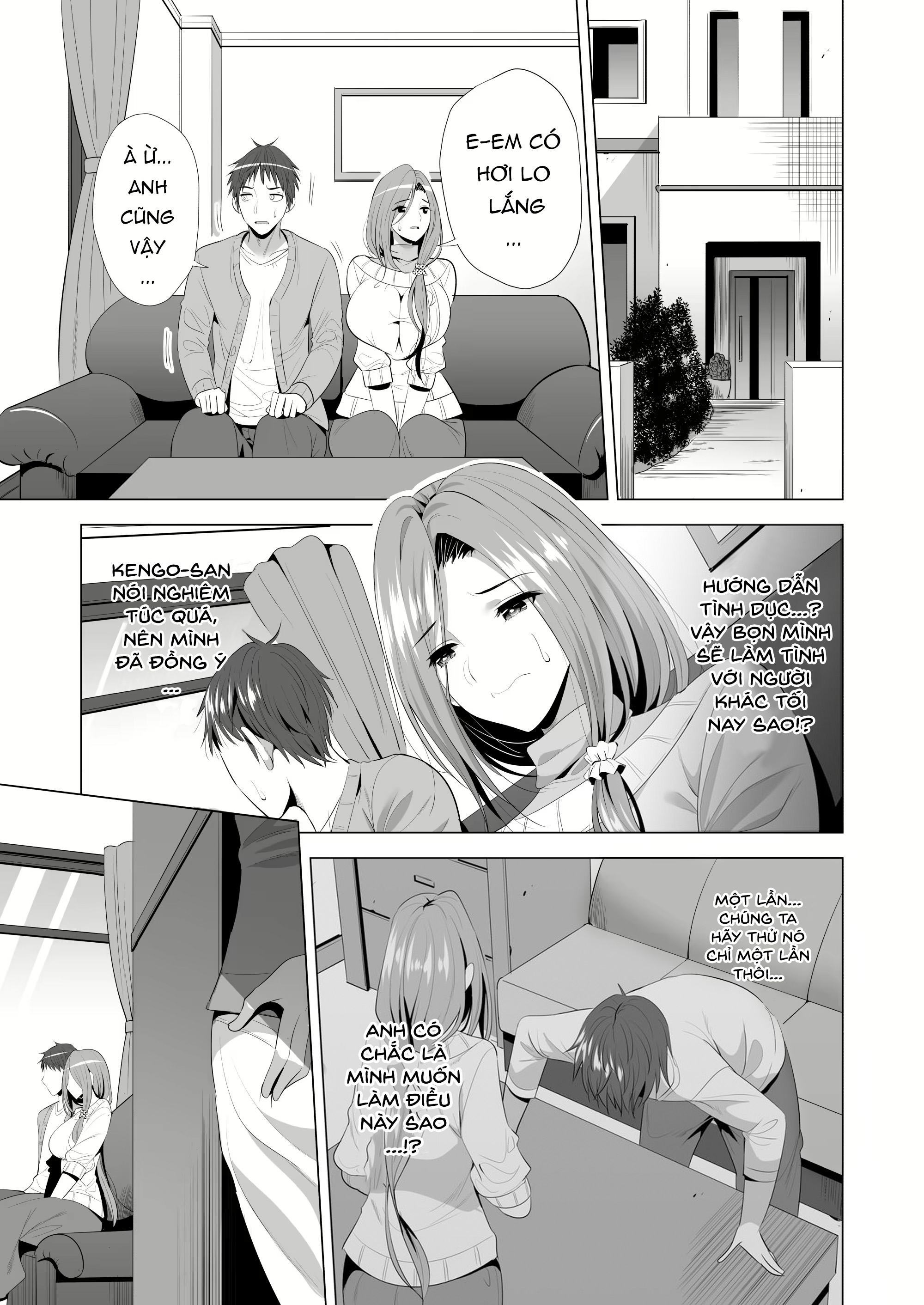 Đọc truyện hentai (Aburi Saamon Maru) Swapping Koushuu [Part 1] - Oneshot