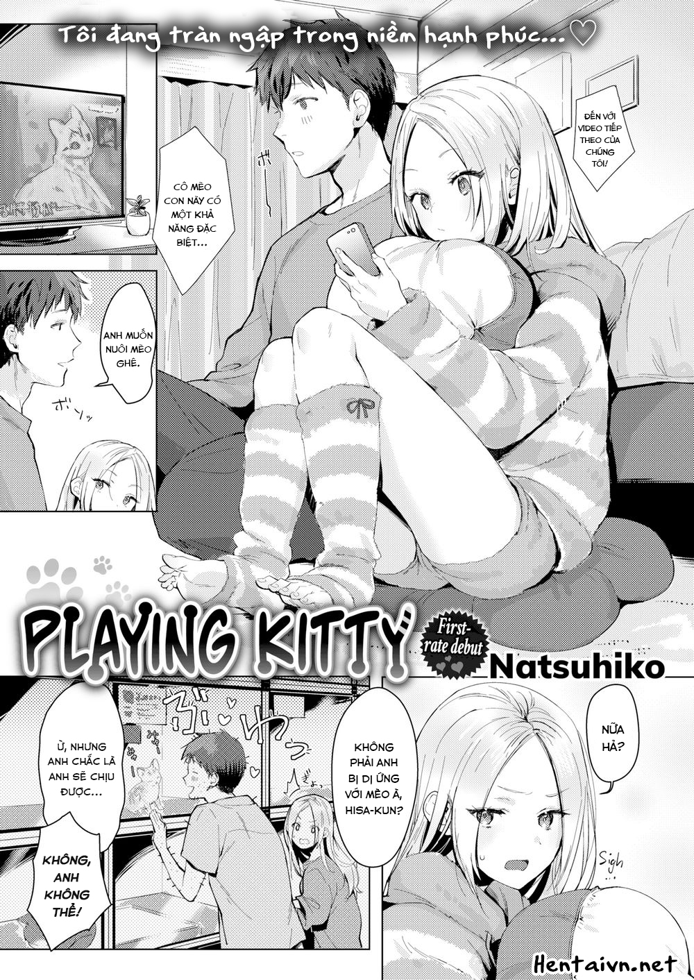 Đọc truyện hentai Playing Kitty - Oneshot