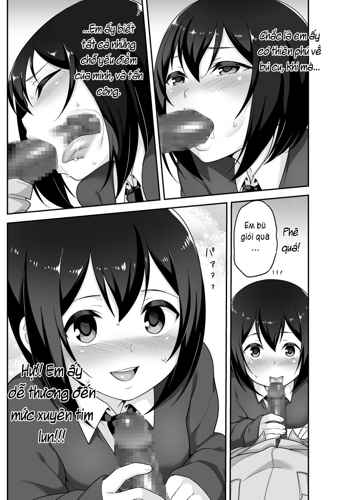 Đọc truyện hentai Anh bảo vệ may mắn và em học sinh xui xẻo. - Chap 2: Tập bú cu.