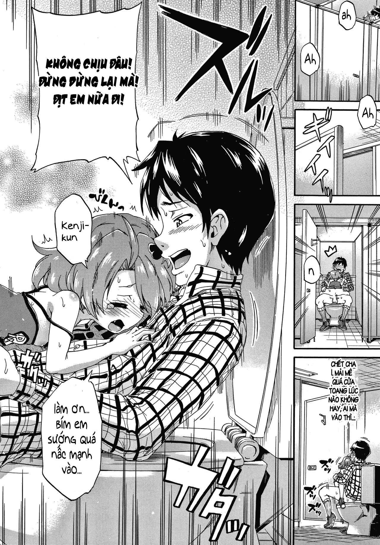 Đọc truyện hentai Trông vậy thôi nhưng chúng em có kinh nghiệm rồi đó ! - Chap 1, Gặp nanami-chan trong nhà vệ sinh nữ