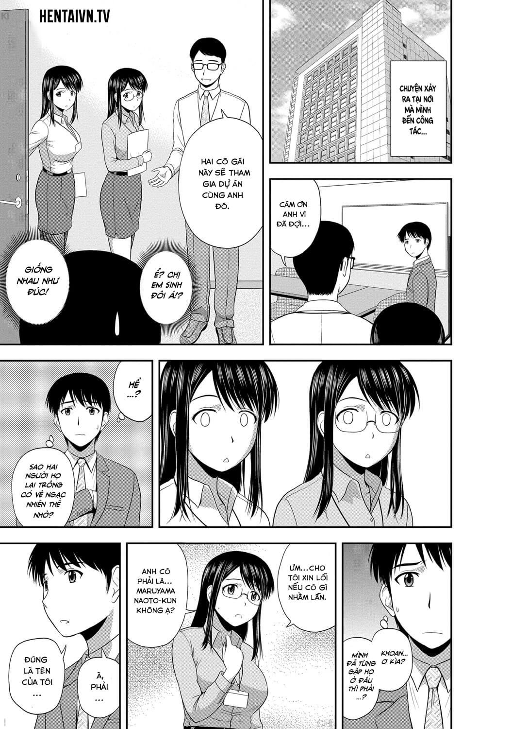 Đọc truyện hentai Tiệc Ngủ Qua Đêm Cùng Hai Chị Em Áo Dài - Oneshot