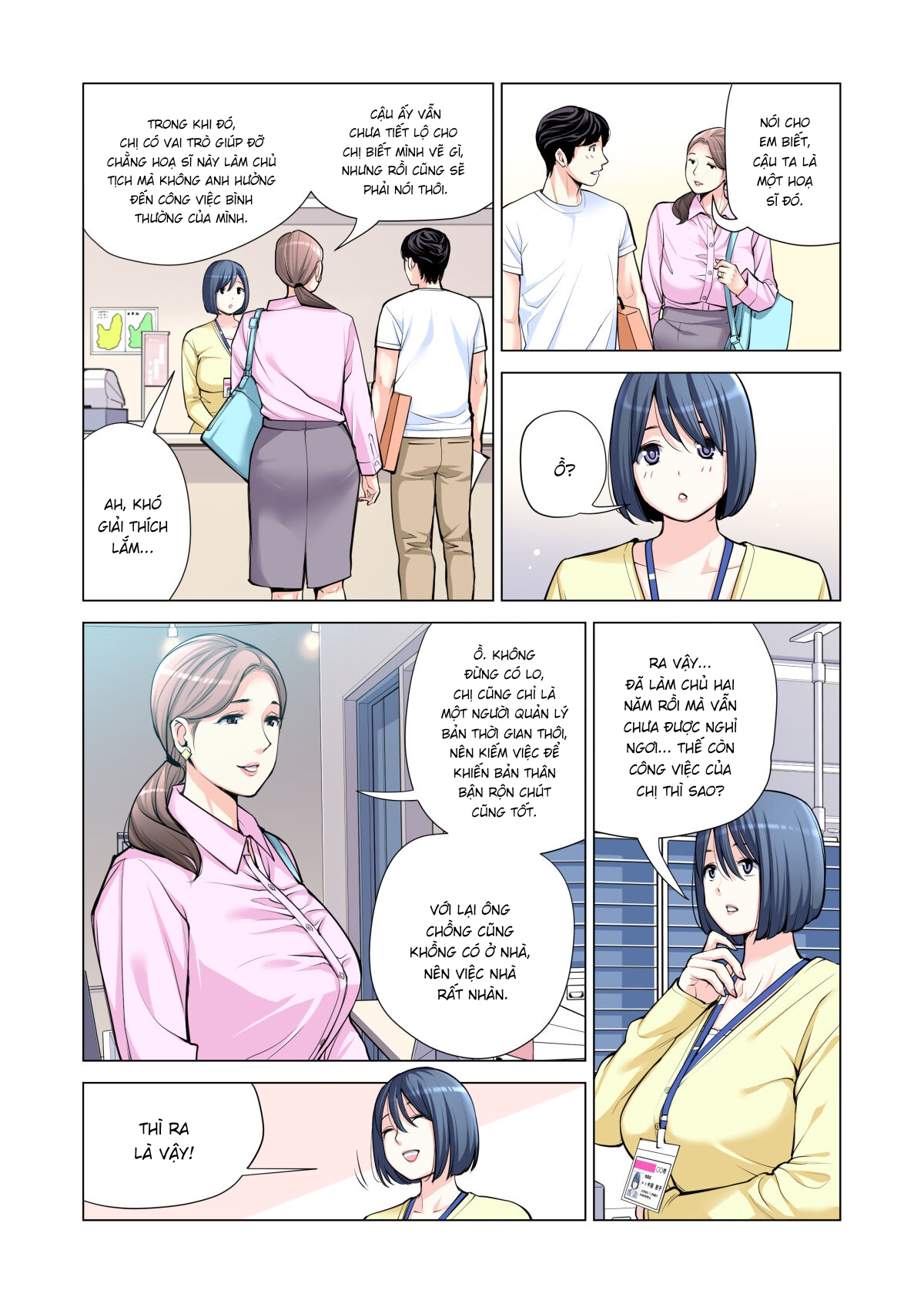 Đọc truyện hentai Những cô trợ lý đã có chồng - Chap 3 Full màu