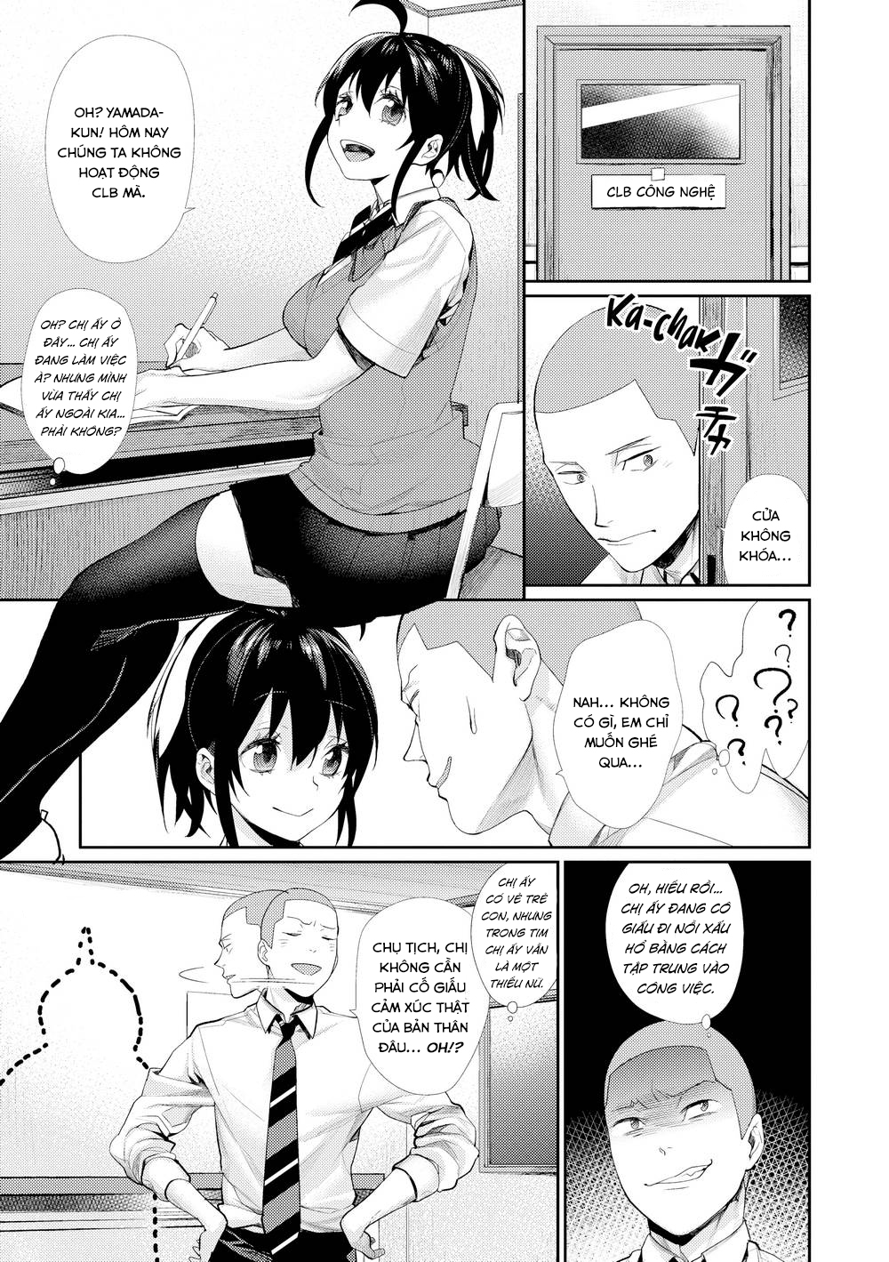 Đọc truyện hentai Lạc và CLB của những coi gái Otaku - Chap 6