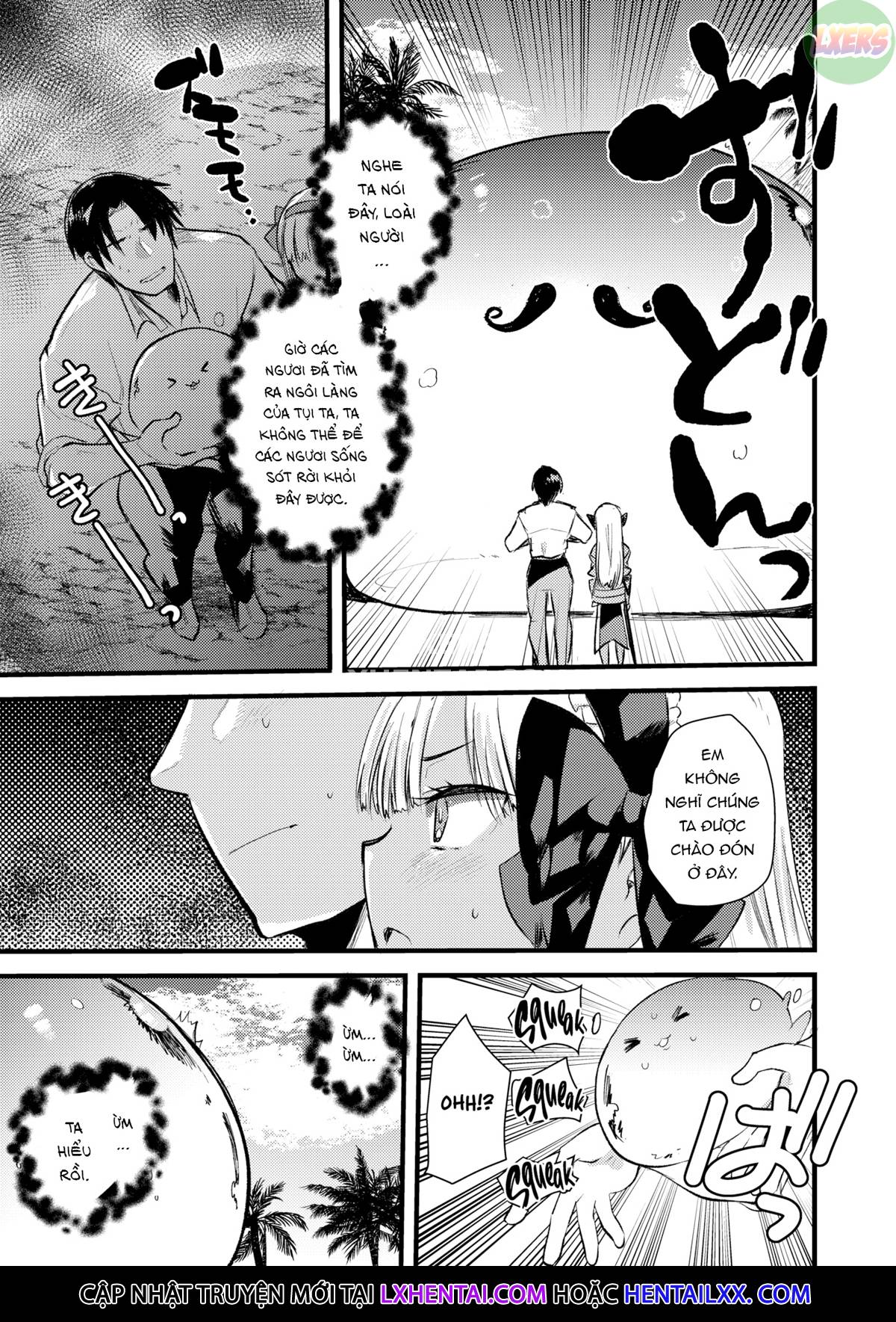 Đọc truyện hentai Cuộc sống thư thái nơi đảo hoang cùng cô Kỵ sĩ công chúa Level 1 - Chap 7