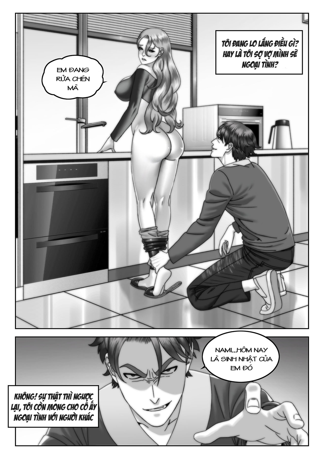 Đọc truyện hentai Quà sinh nhật cho vợ - Chap 1