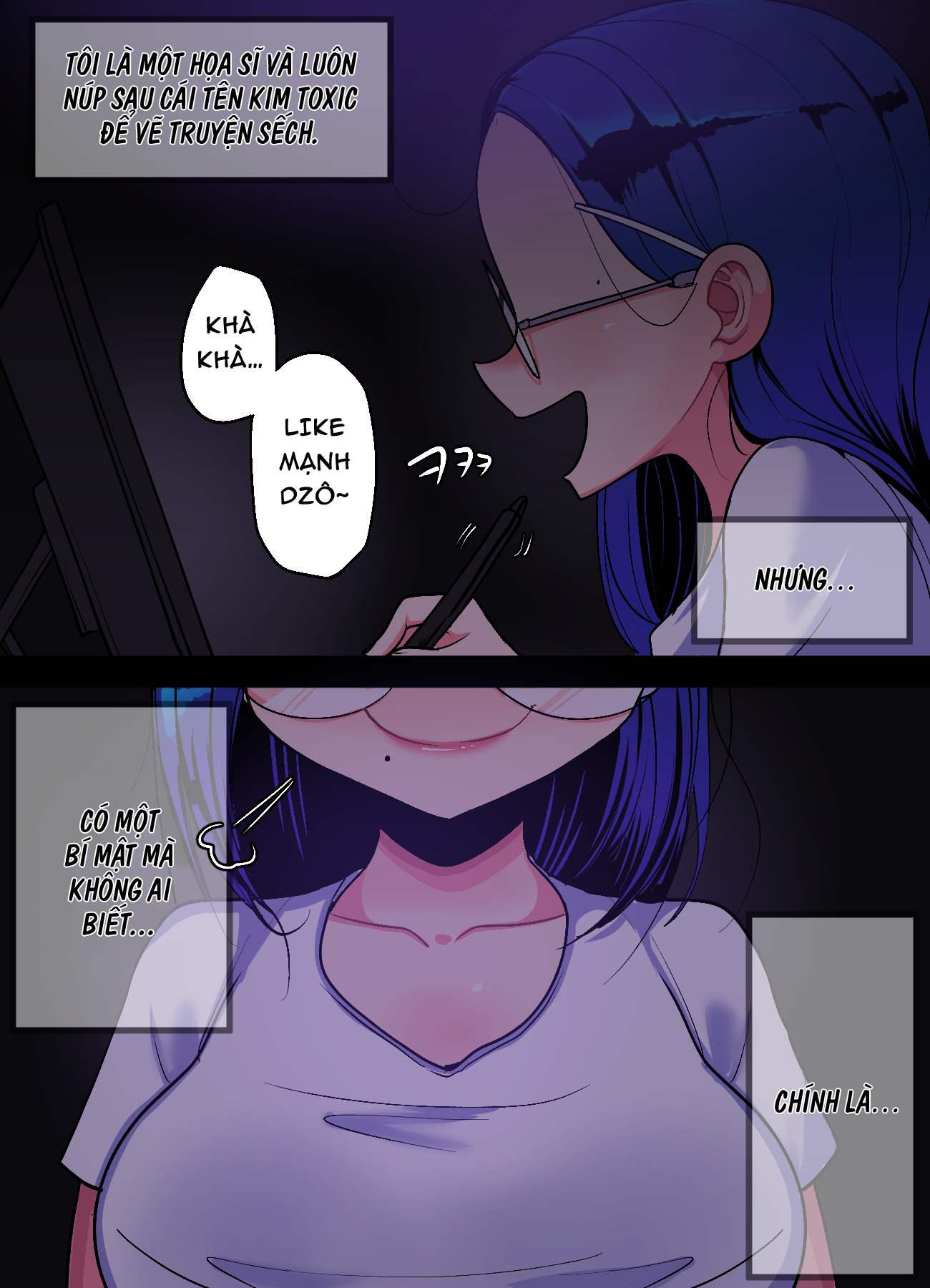 Đọc truyện hentai Vẽ truyện sếch lắm có ngày gặp ma - Oneshot