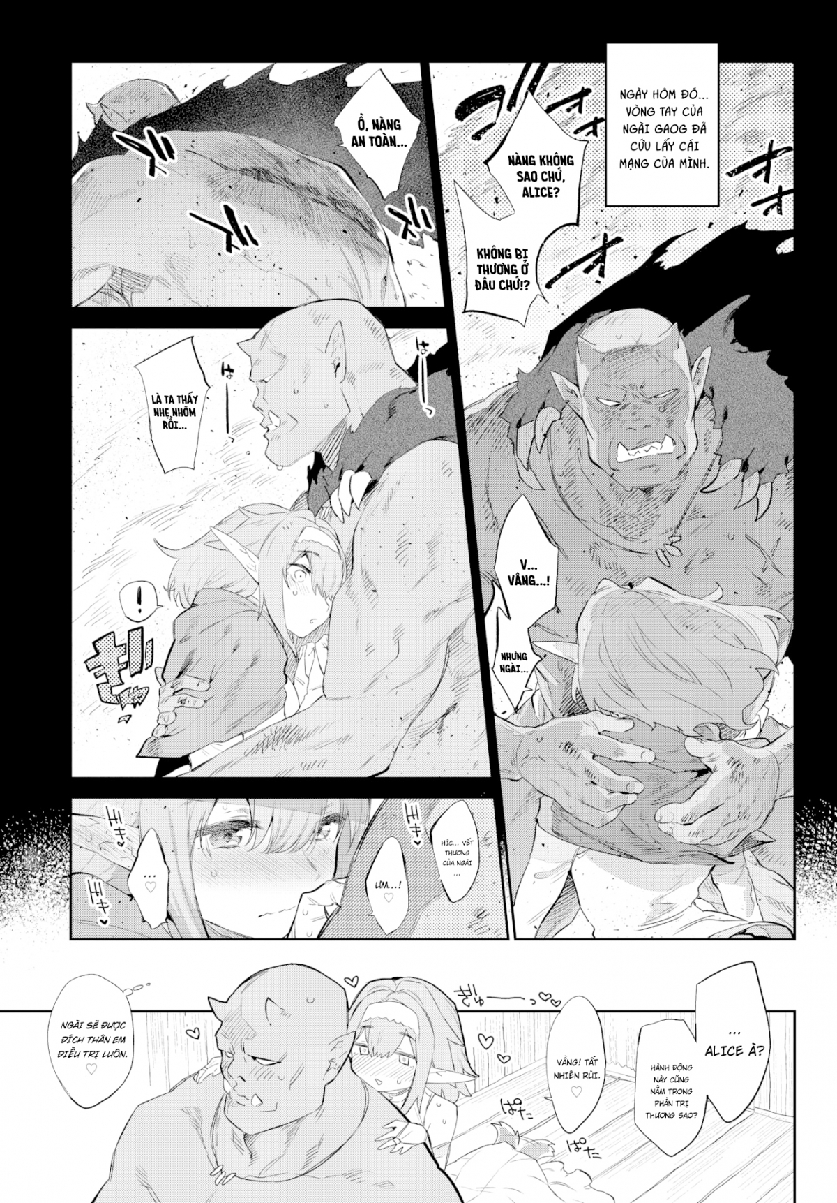 Đọc truyện hentai Otherworldly Maidens Series - My Beloved Mr. Orc ❤