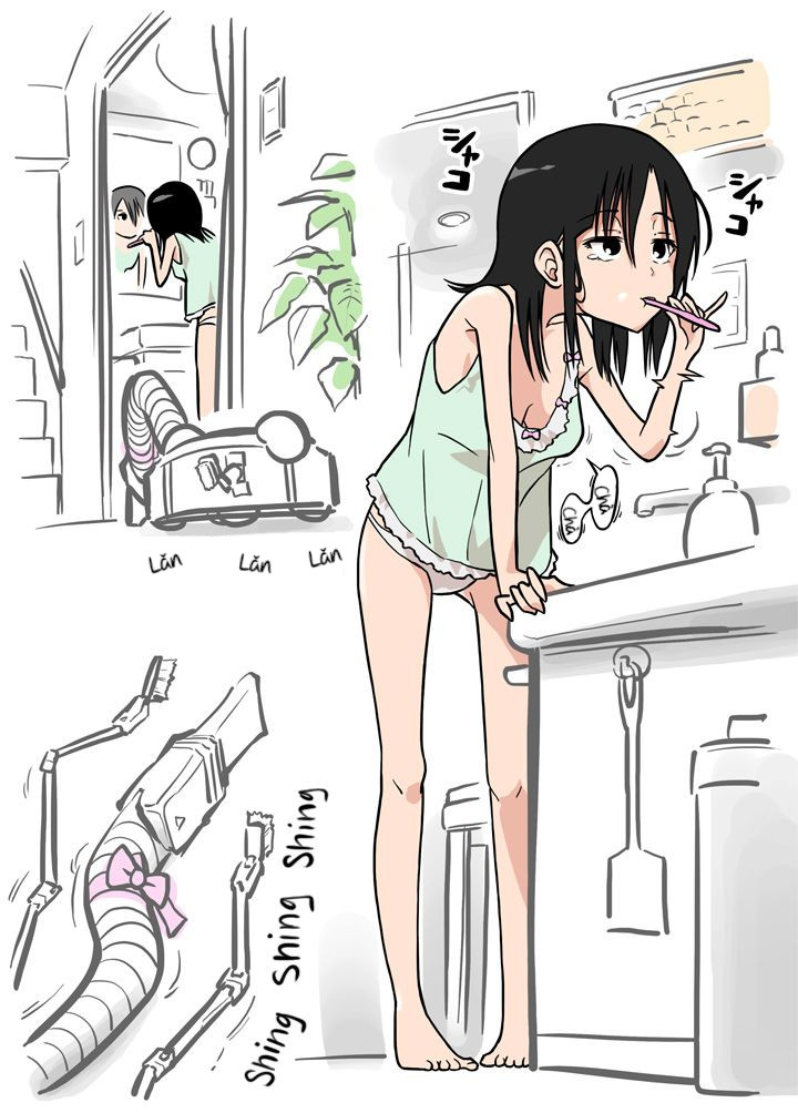 Đọc truyện hentai Bị sàm sỡ bởi một chiếc máy hút bụi - Chap 2
