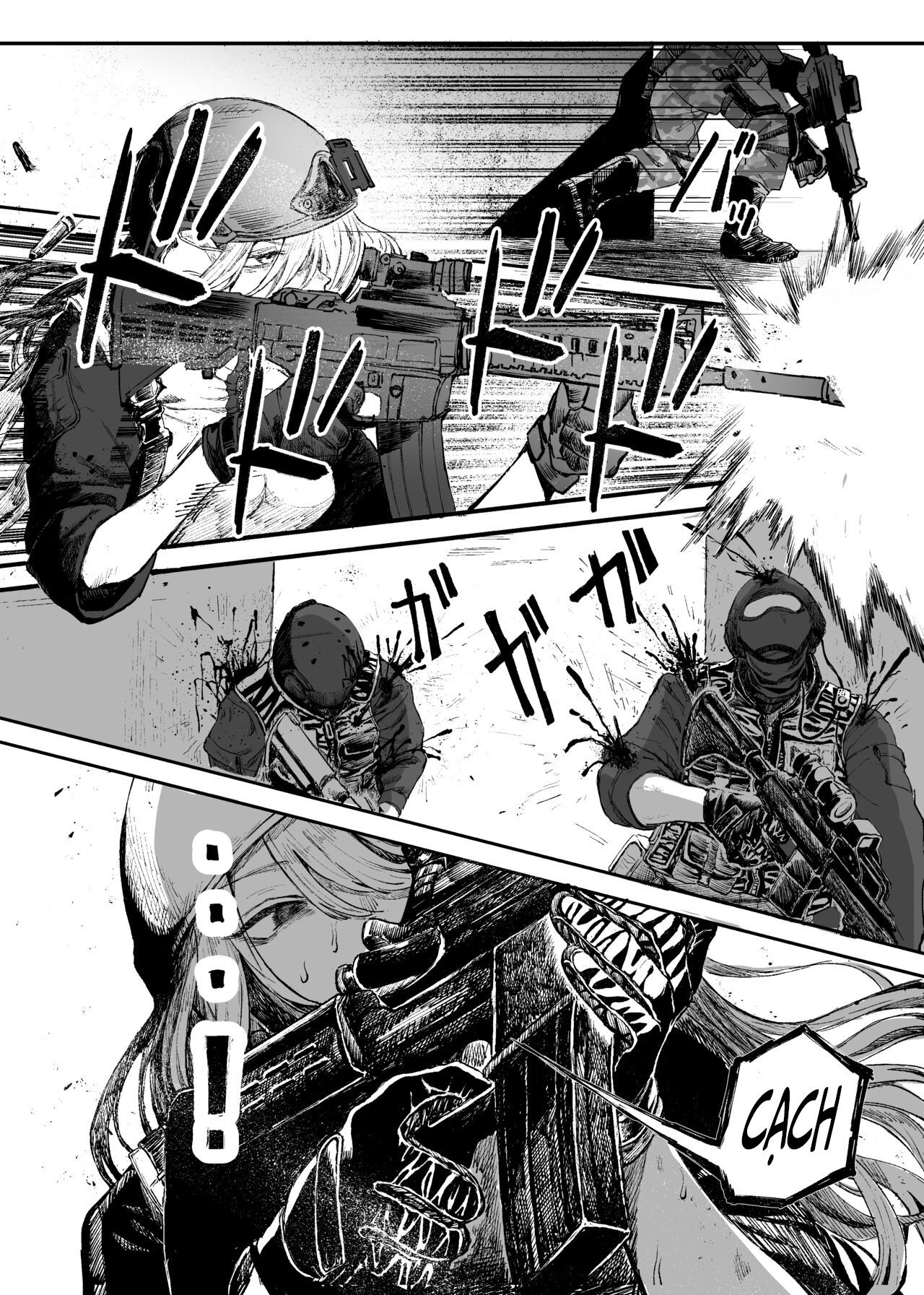 Đọc truyện hentai Thiếu nữ quân nhân thua trận - Oneshot