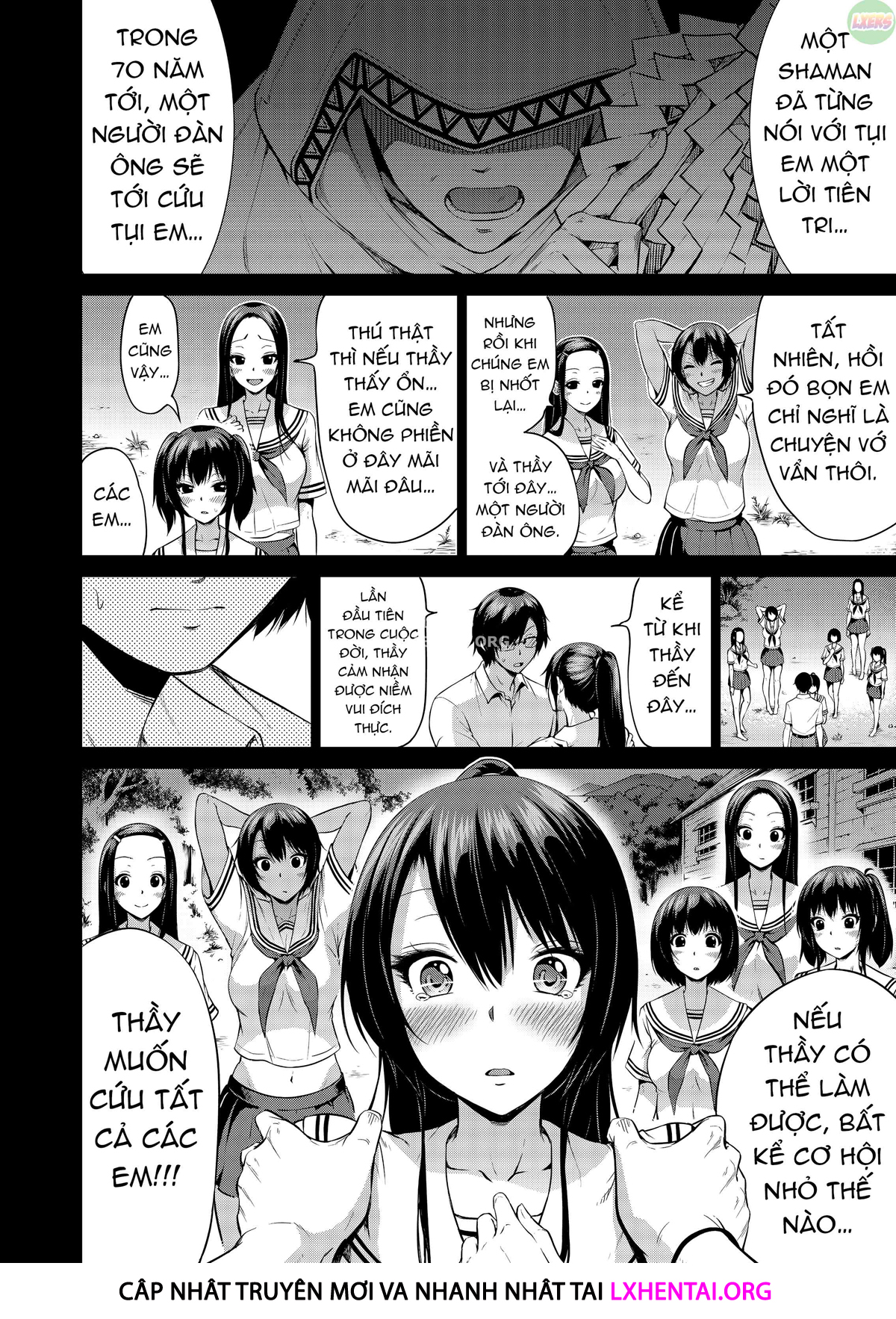 Đọc truyện hentai Nanaka no Rakuen ~Inaka no Gakkou de Bishoujo Harem - Chap 4: Playing Doctor