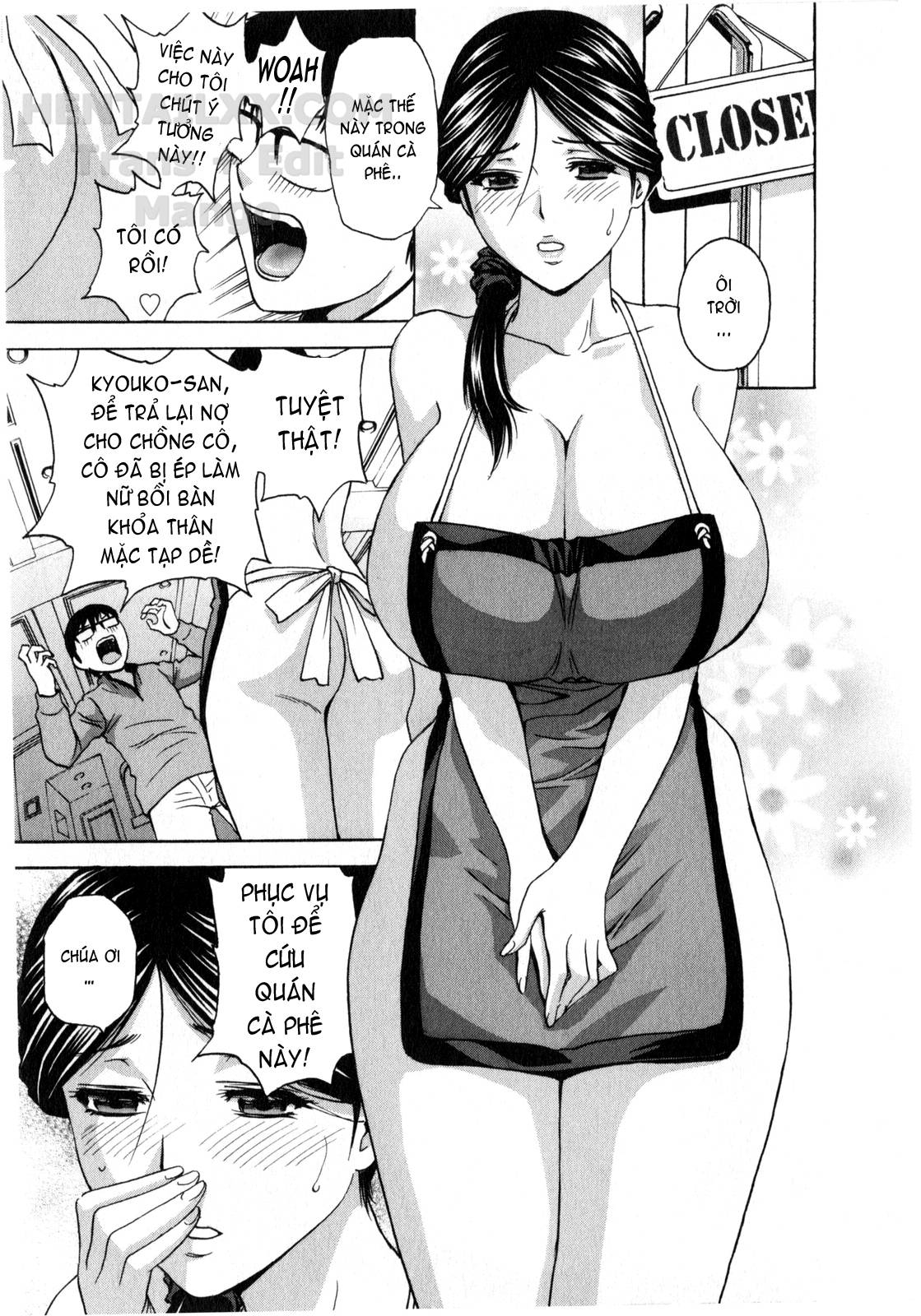 Đọc truyện hentai Life With Married Women Just Like A Manga - Chap 13