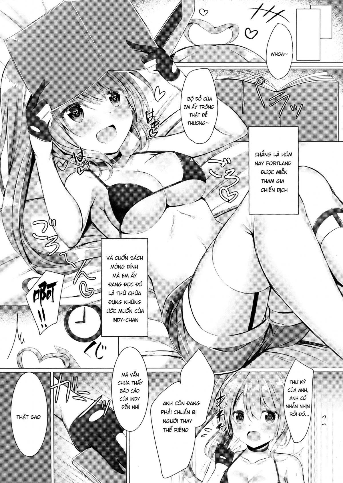 Đọc truyện hentai Portland to ○○○ na Kanshoukai. (Azur Lane) - Oneshot